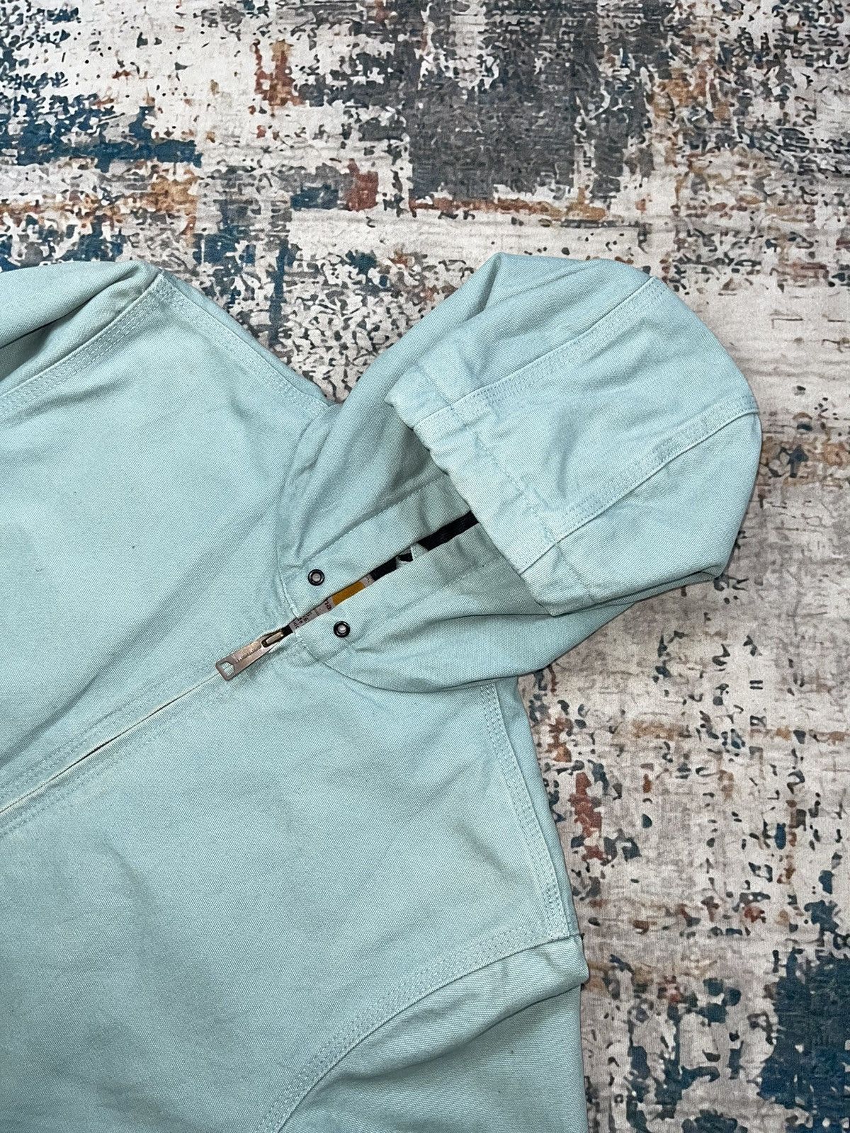 Carhartt Vintage Carhartt WIP Canvas Pine Green Hoodie Size US S / EU 44-46 / 1 - 6 Thumbnail