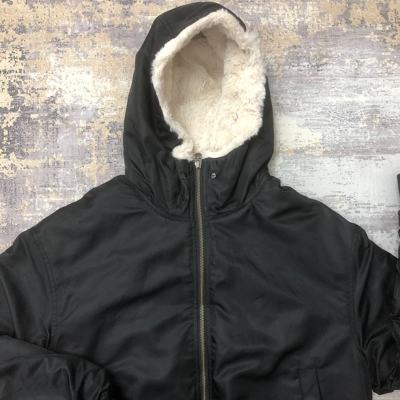 GU Y73. JAPAN GU SHERPA BOMBER JACKET Size US L / EU 52-54 / 3 - 5 Thumbnail