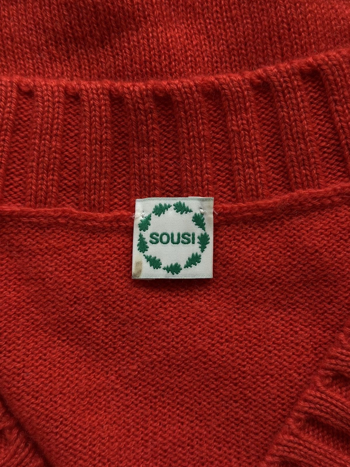Designer Sousi 100% cashmere v-neck sweater Size M / US 6-8 / IT 42-44 - 4 Thumbnail