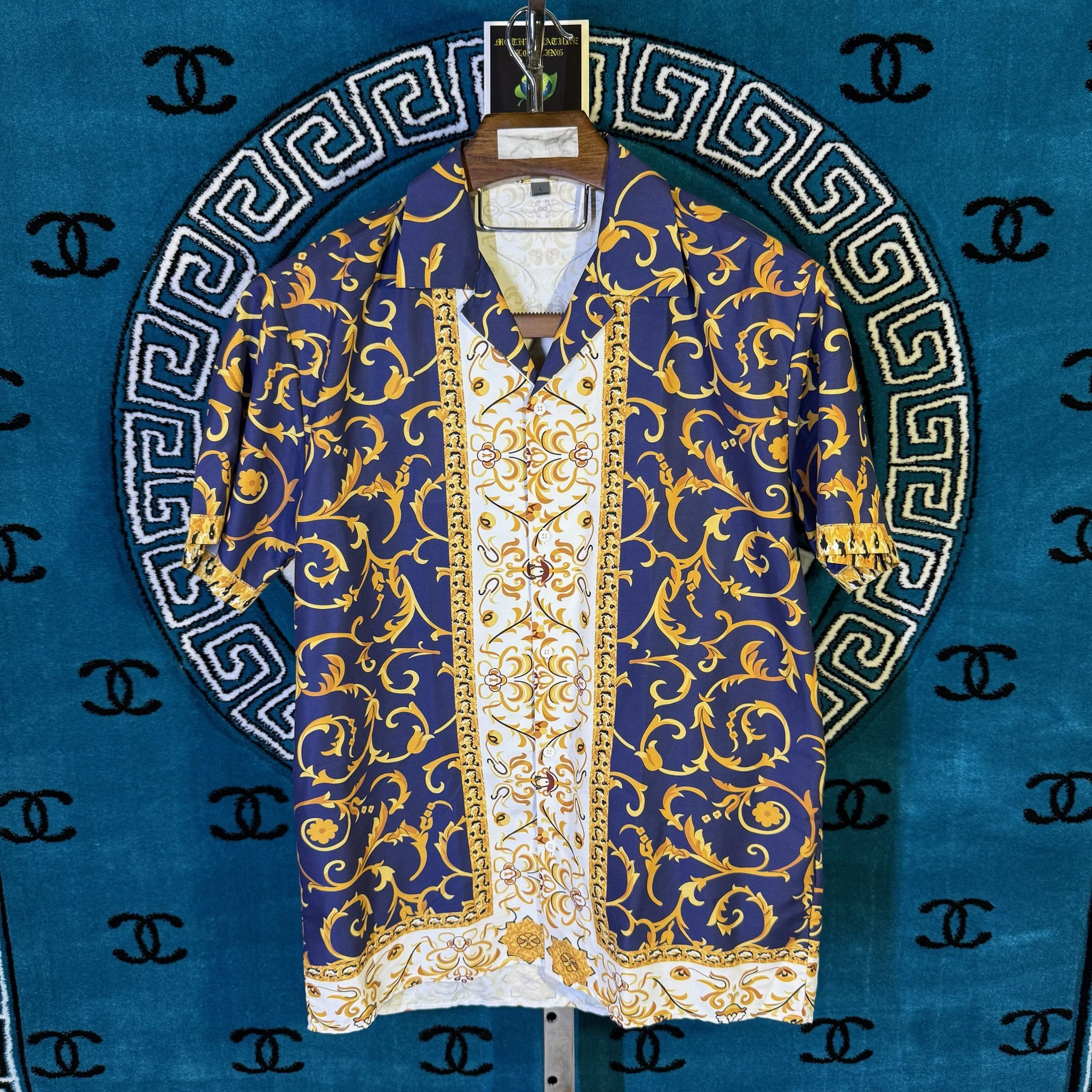 Other BAROQUE EROS FILIGREE S/S CUBAN BUTTON UP Size US L / EU 52-54 / 3 - 1 Thumbnail
