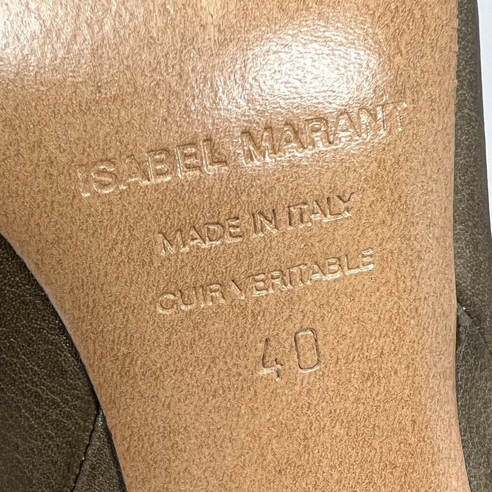 Isabel Marant Isabel Marant Brown Leather Shearling Lafkee Tall Boots Size US 10 / IT 40 - 9 Thumbnail