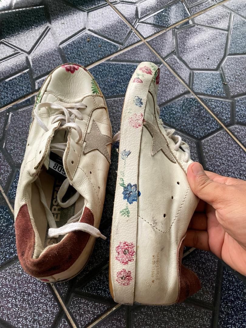 Golden Goose Rare Golden Goose superstar Flower sneaker Size US 8 / EU 41 - 4 Thumbnail