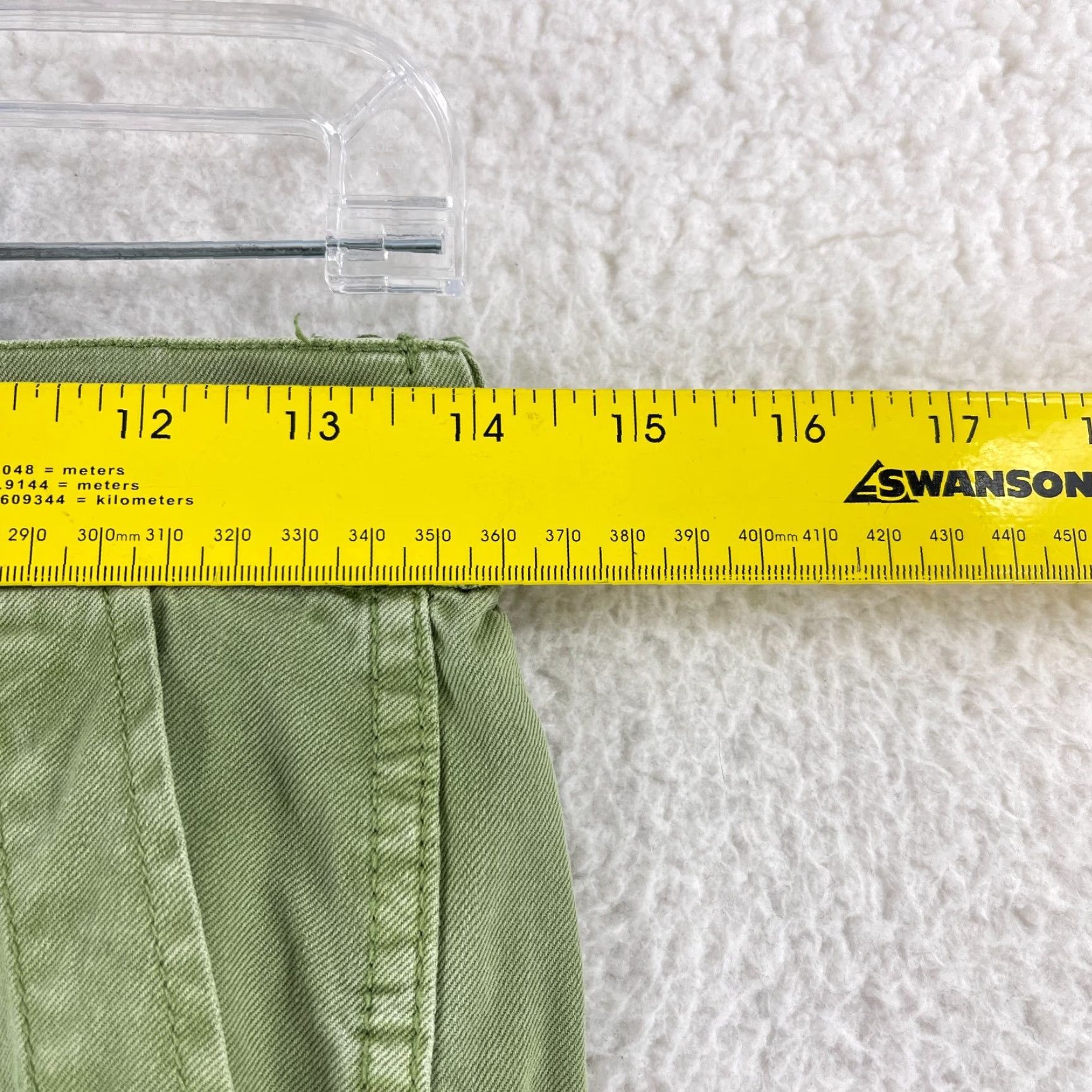 Madewell Madewell Green Button Front Tapered Jogger Pants Womens Size 26 Mid-Rise Casual Shirt Size 26" / US 2 / IT 38 - 7 Thumbnail