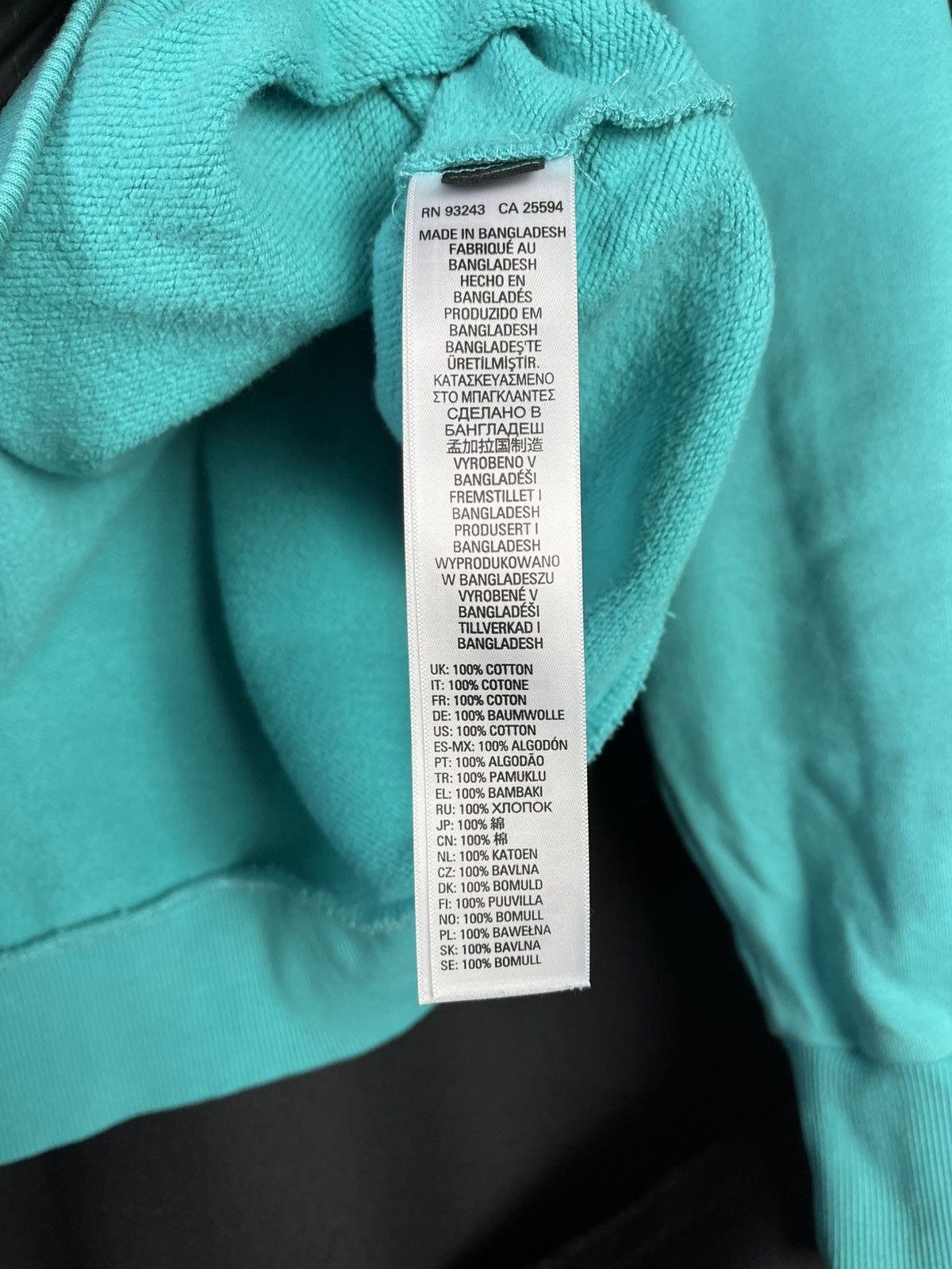Diesel Diesel denim division turquoise big logo sweatshirt Size US L / EU 52-54 / 3 - 7 Thumbnail