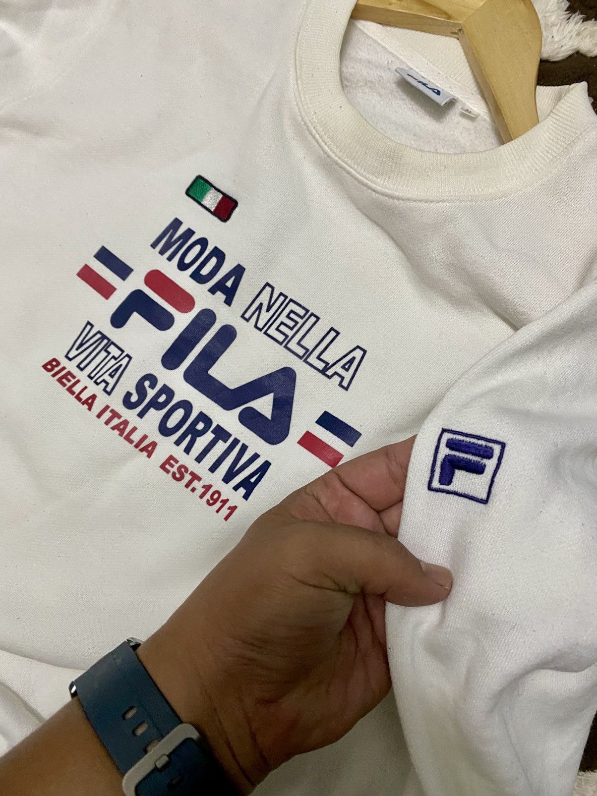 Fila × Vintage RARE Y2K FILA SWEATSHIRT Size US M / EU 48-50 / 2 - 5 Thumbnail