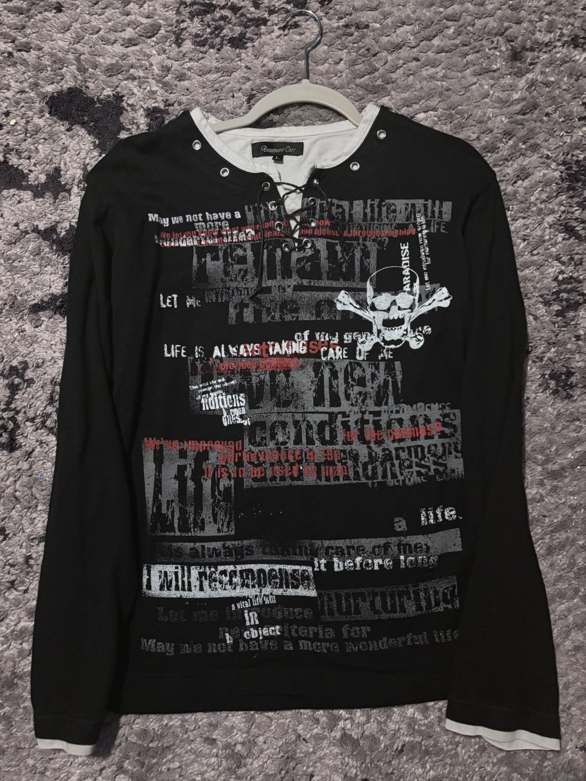 L.G.B. Patchwork Logo Long Sleeve Tee – SaolMortem