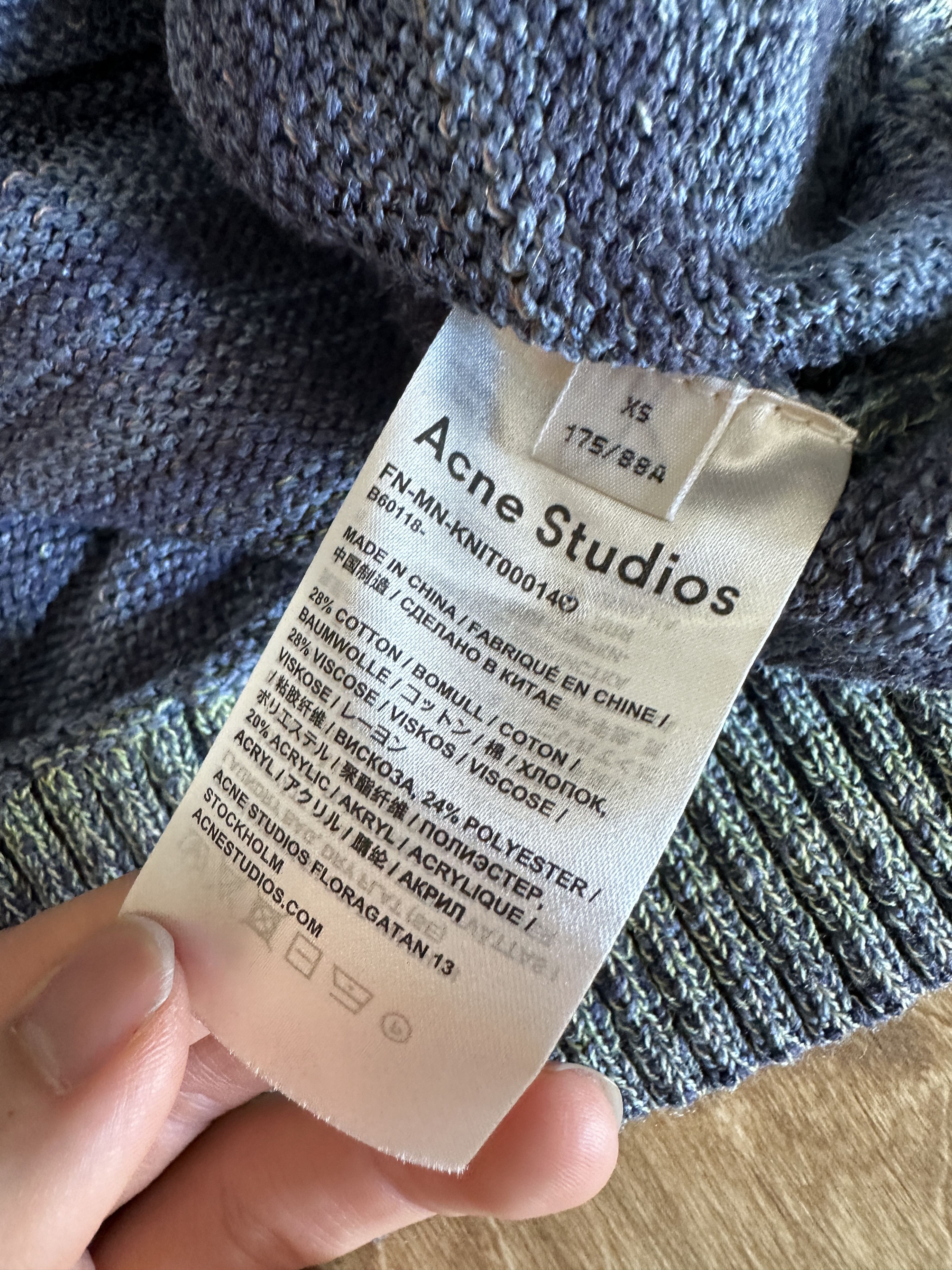 Acne Studios Acne Studios Striped Knit Sweater Size US S / EU 44-46 / 1 - 4 Thumbnail
