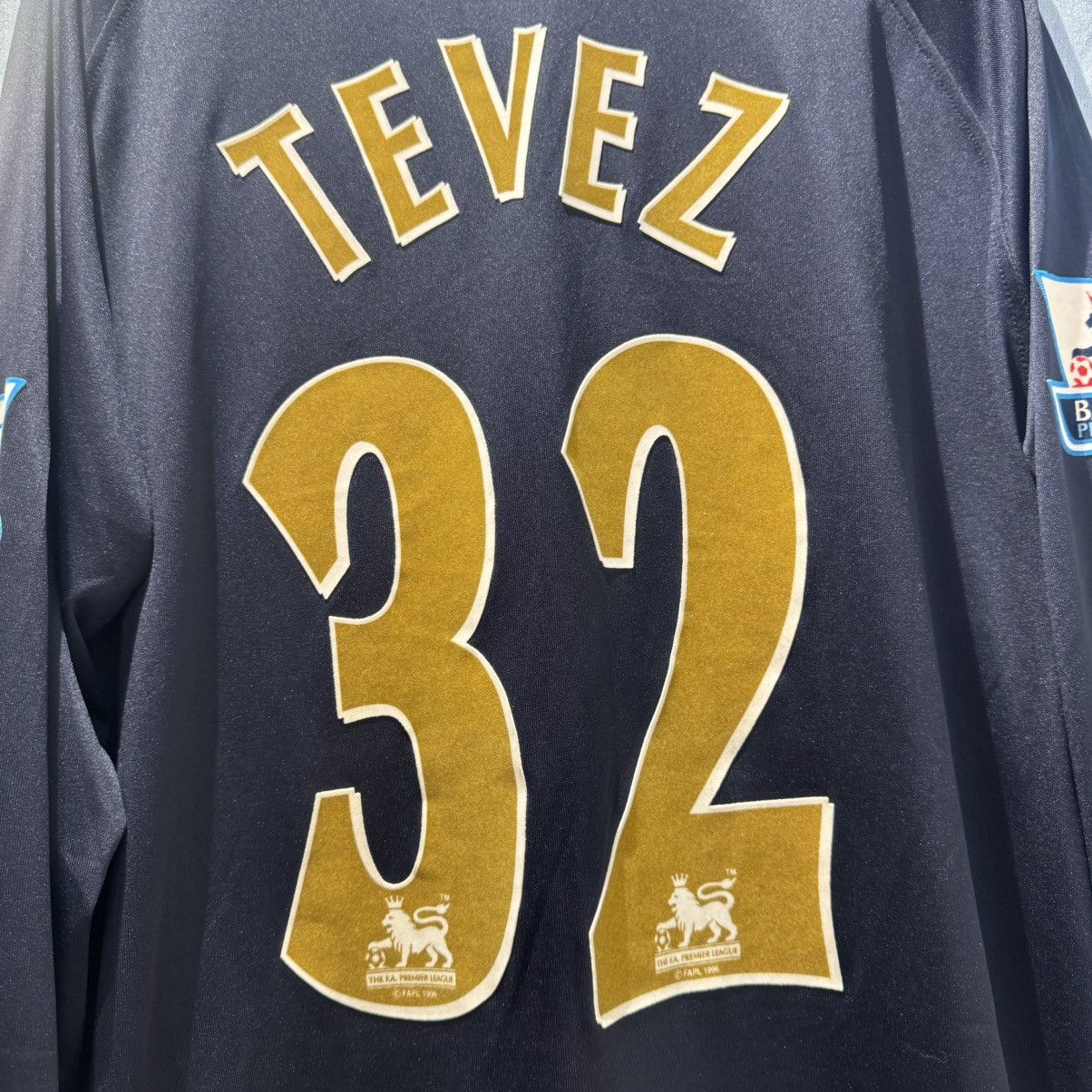 Reebok West ham 06/07 Longsleeves away #32 Tevez Size US L / EU 52-54 / 3 - 6 Thumbnail