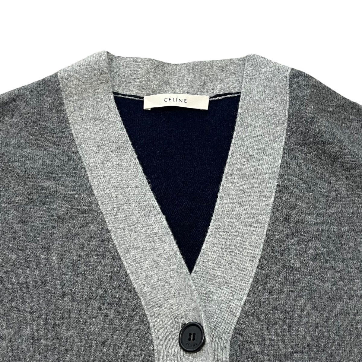 Celine CELINE Phoebe Philo Signature Two-Tone Cardigan Size US XS / EU 42 / 0 - 4 Thumbnail