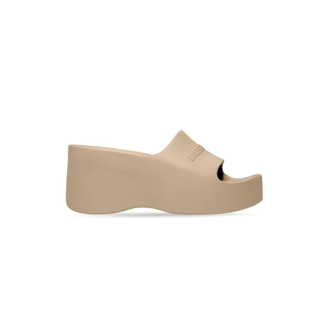 o1w1db10625 Chunky Wedge Sandals in Beige