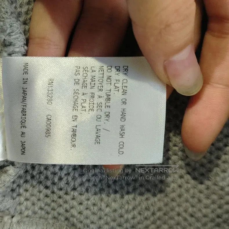 Thom Browne Thom Browne Waffle Knit Sweatshirt. Size US XXL / EU 58 / 5 - 6 Thumbnail