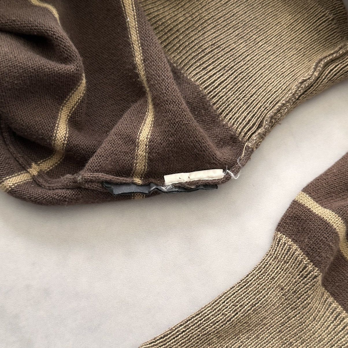 Hysteric Glamour Striped Poem Knit Sweater Faded In The Attic Diesel Vibe Size US L / EU 52-54 / 3 - 12 Thumbnail