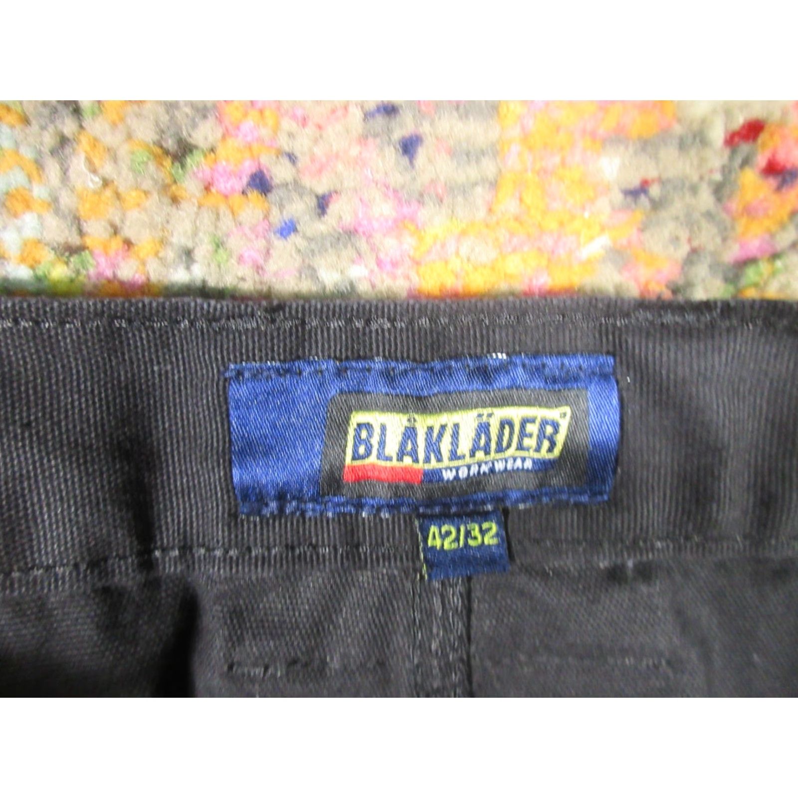 Vintage Blaklader Workwear Double Knee Carpeter Multi Pocket Pants Men 40x32 (TAG 42X32) Size US 40 / EU 56 - 3 Thumbnail