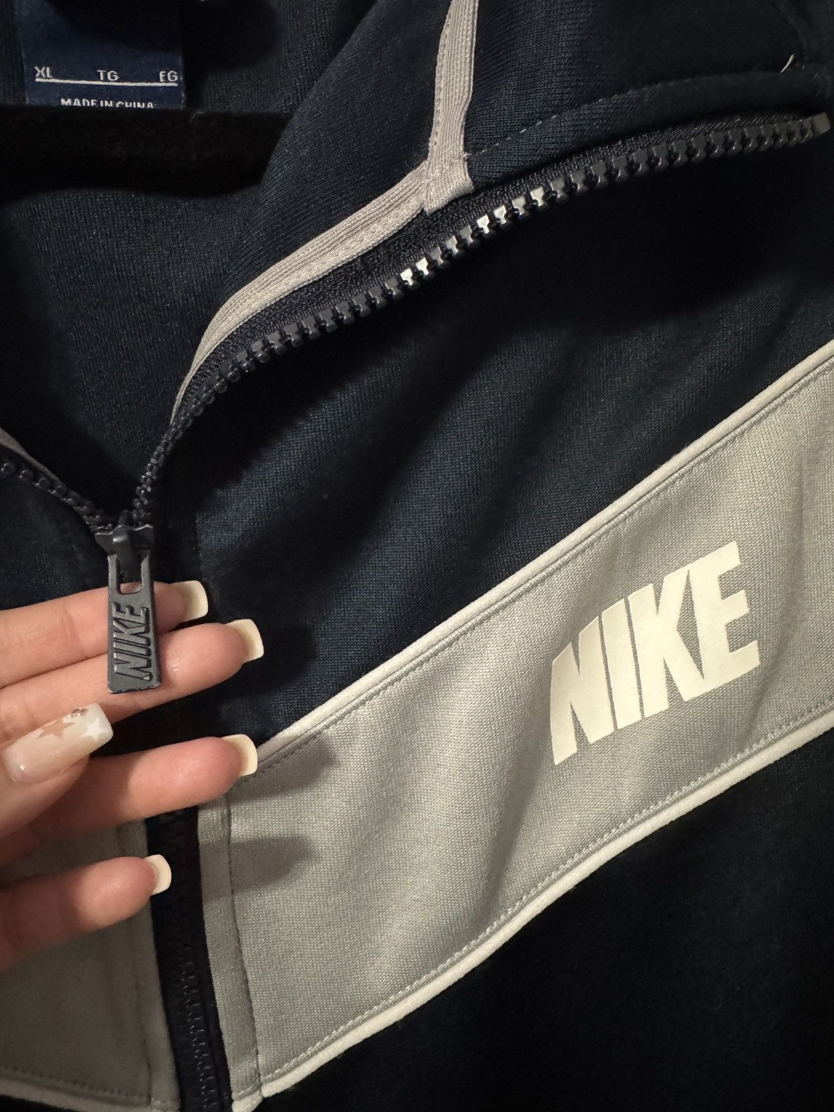 Nike Navy Nike Lightweight Track Jacket Size US XL / EU 56 / 4 - 2 Thumbnail