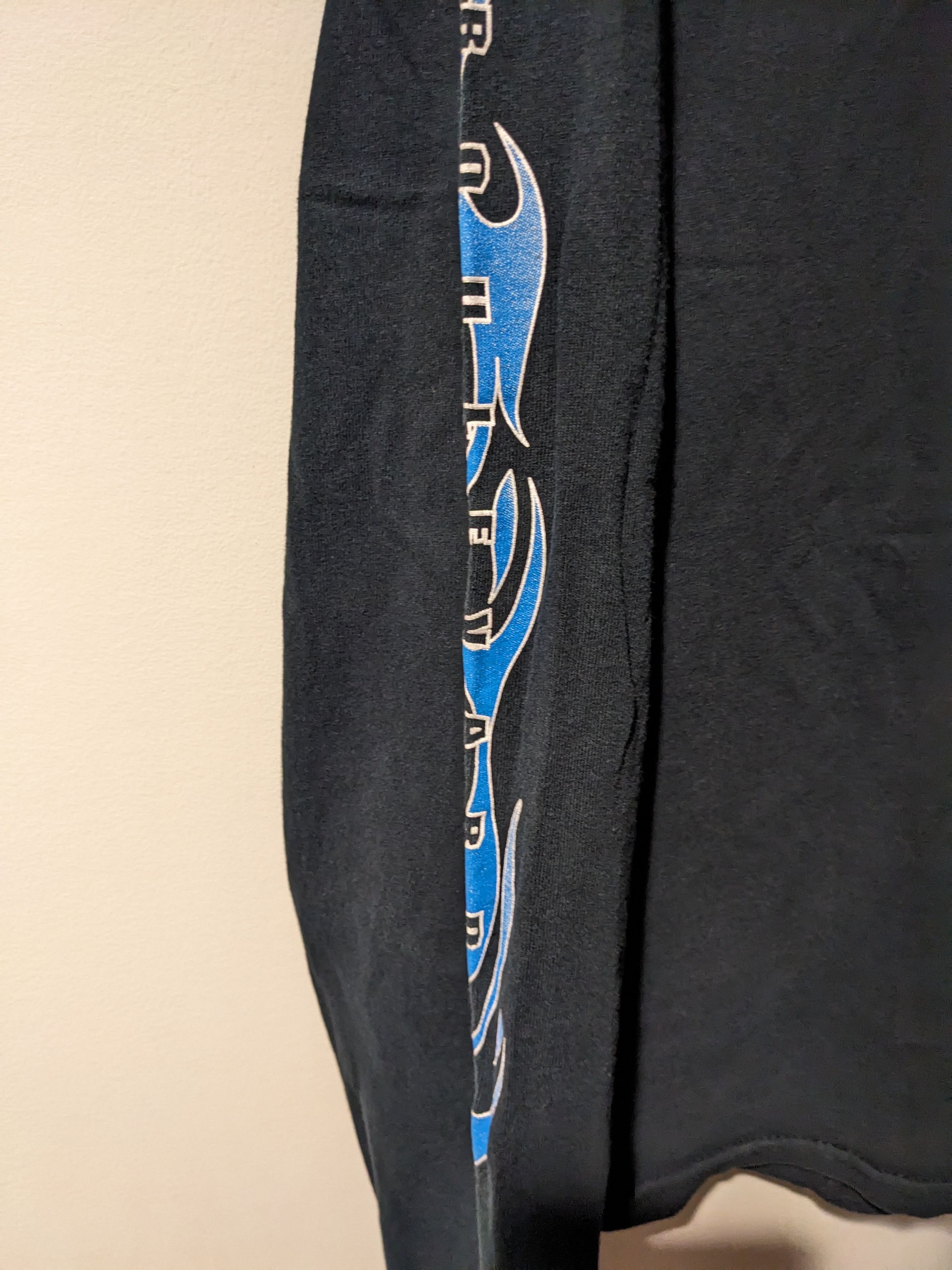 Harley Davidson × Vintage Vintage Y2K Suzuki Boulevard Motorcycle Flames Long-Sleeve Size US L / EU 52-54 / 3 - 4 Thumbnail