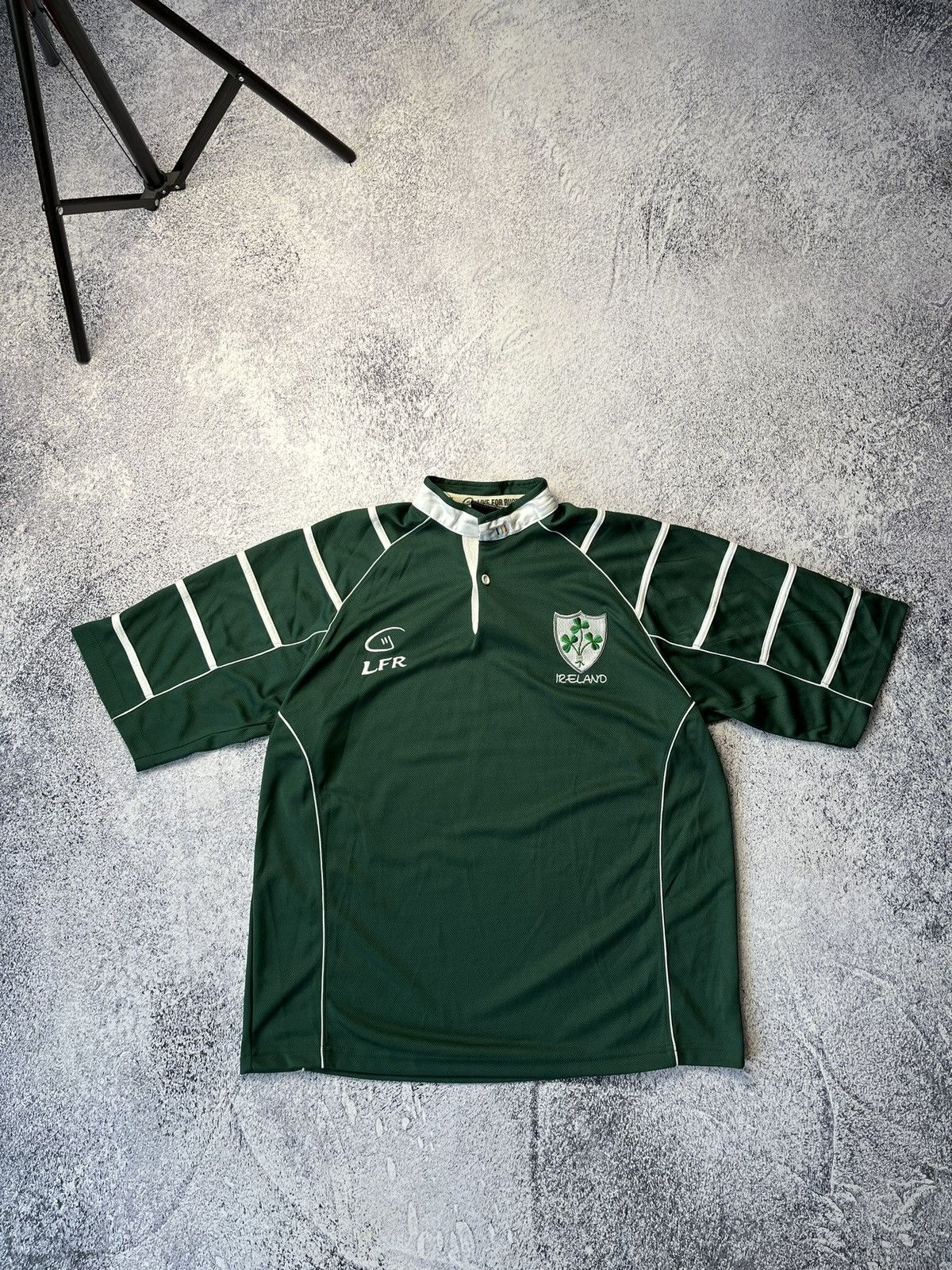 Vintage MENS LFR IRELAND Rugby For Rugby Irish Heavy Duty JERSEY Size US L / EU 52-54 / 3 - 1 Thumbnail