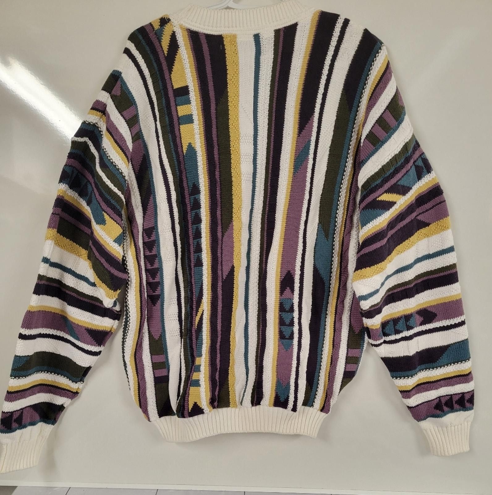 Other NWT Tosani XL Vintage style 3D Knit Sweater COOGI Style Size US XL / EU 56 / 4 - 3 Thumbnail