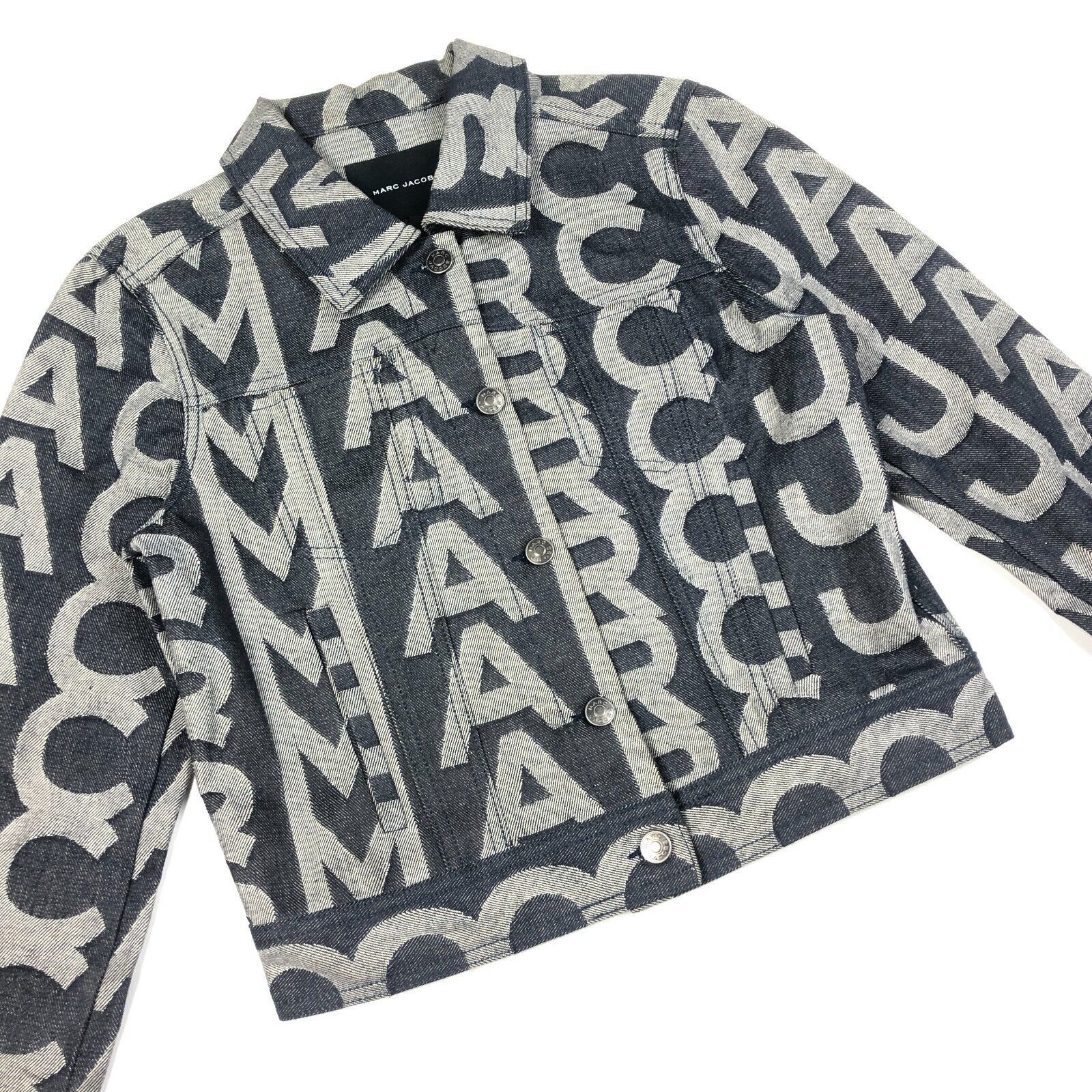 Marc Jacobs Marc Jacobs Denim Jacket Size XS Dark Blue Designer B7 Size XS / US 0-2 / IT 36-38 - 2 Thumbnail