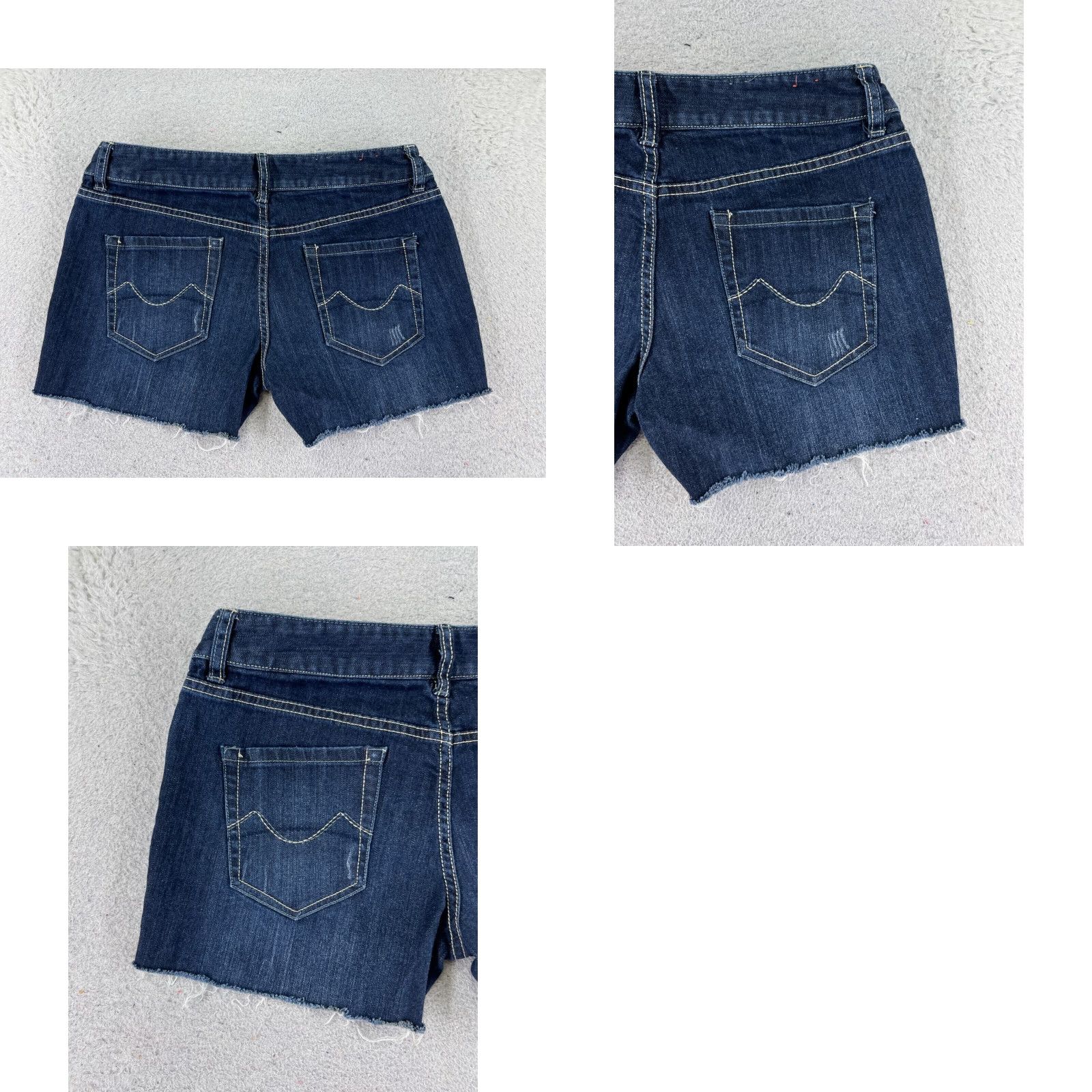 Mossimo VINTAGE Mossimo Shorts Womens 9 Denim Blue Jean Cutoff Low Rise 29x4 Cotton Size 30" / US 8 / IT 44 - 9 Thumbnail