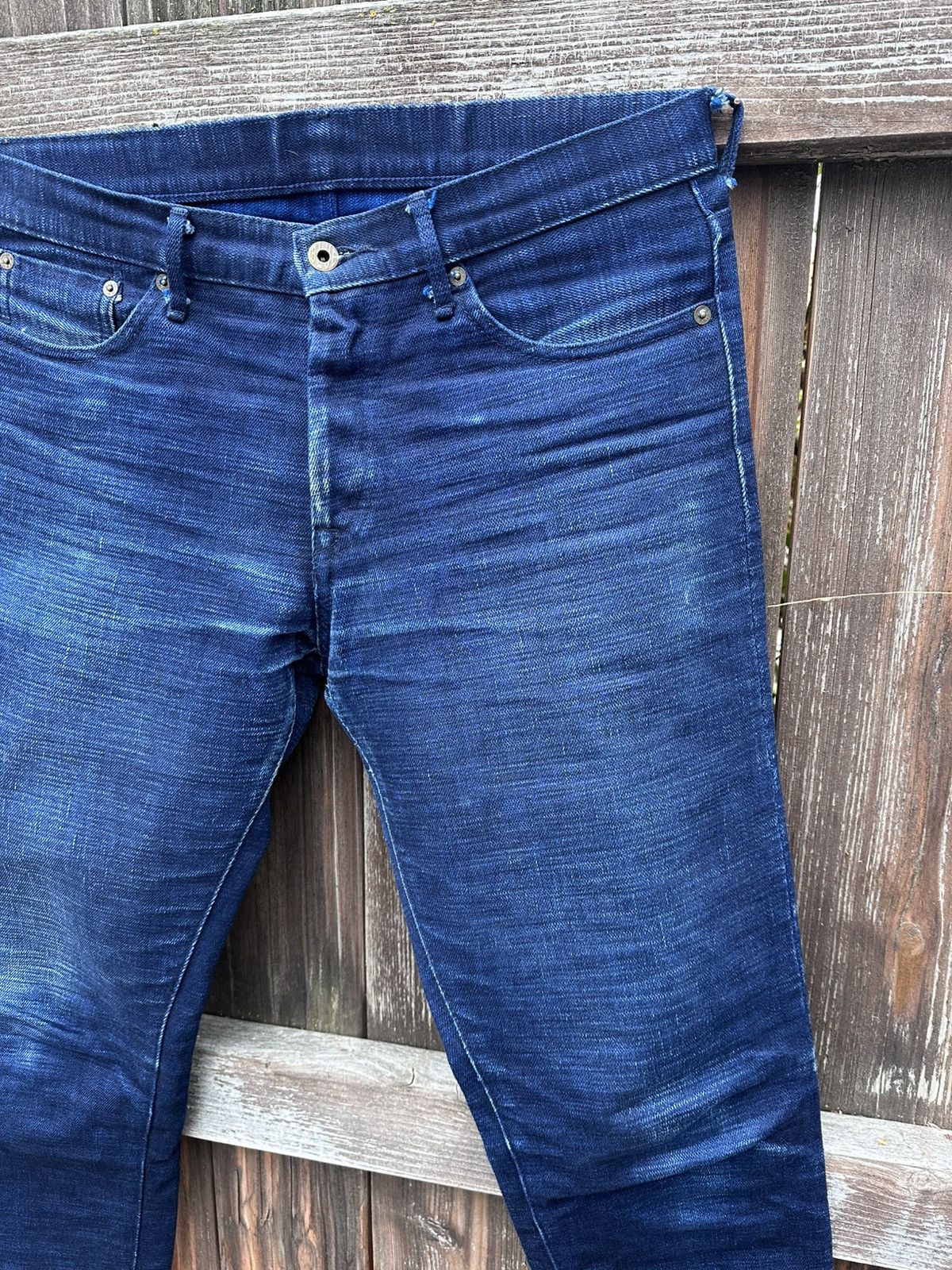 Japan Blue High tapered Sapphire slub pure blue japan x okyama denim Size US 32 / EU 48 - 2 Thumbnail