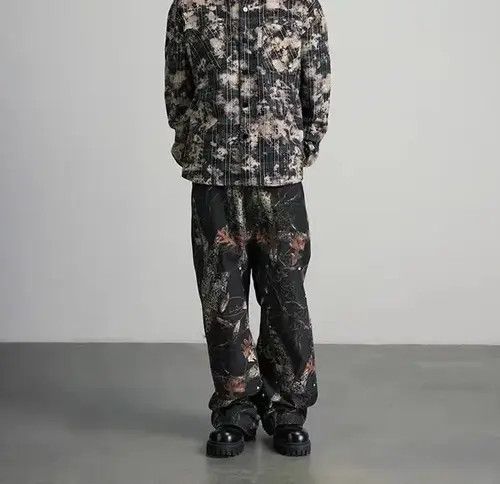 Other Vintage leaf camouflage logging studded trousers Size US 32 / EU 48 - 4 Thumbnail