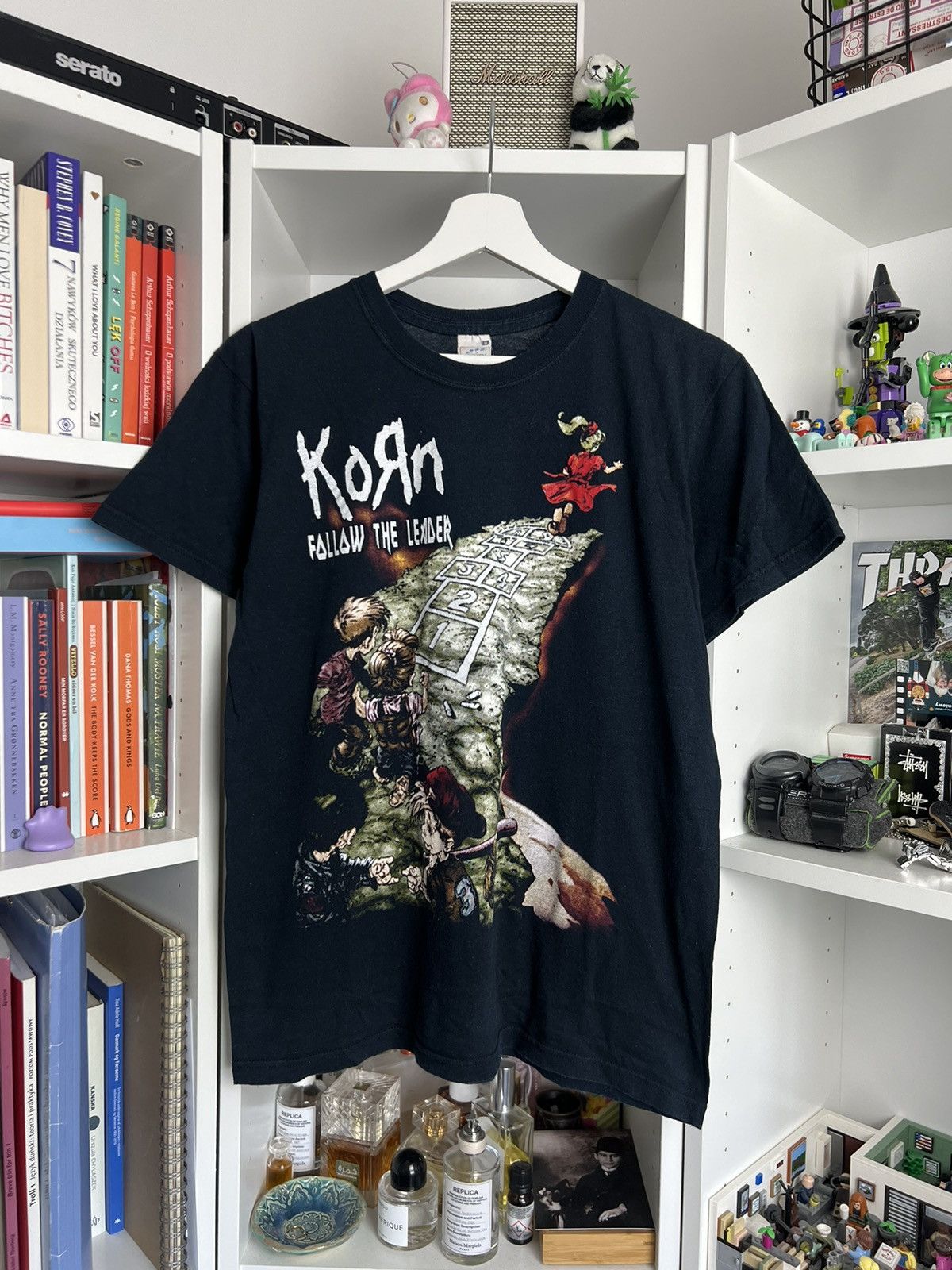 Vintage 90s Korn Follow the leader promo t-shirt band y2k
