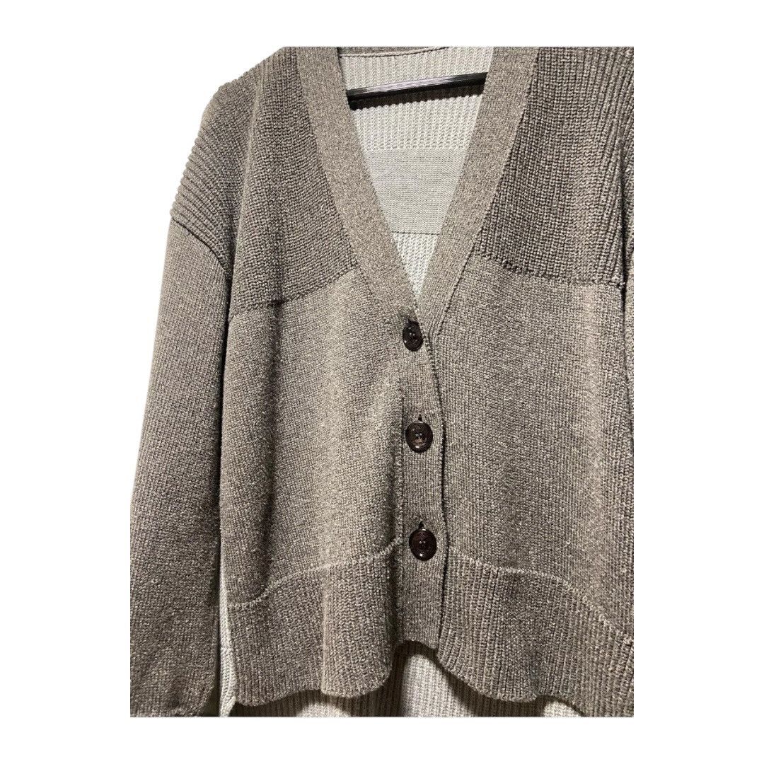 Off-White Off White Diagonal Stripe Colorbock Cardigan Sweater Size 40 Size US L / EU 52-54 / 3 - 3 Thumbnail