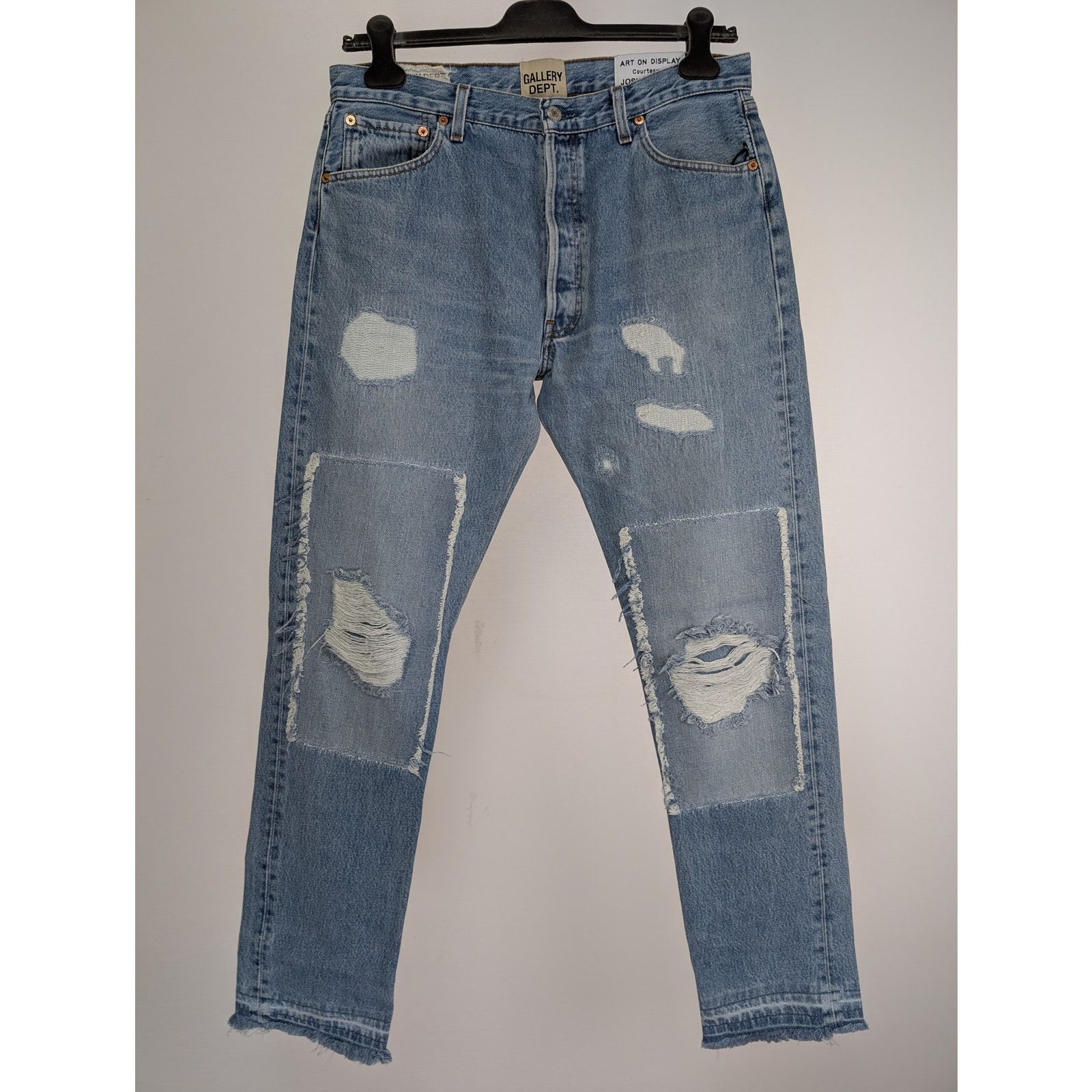 Gallery Dept. o1rshd1 Ranger Dept Cut Denim Jean in Blue Size US 33 - 7 Thumbnail