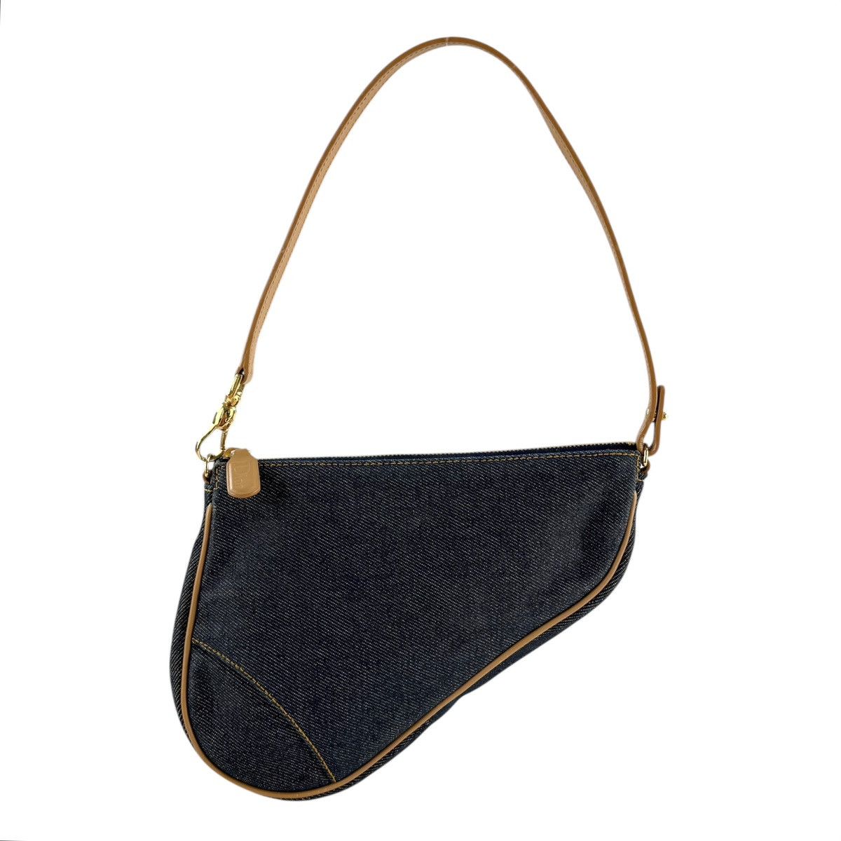 Dior Dior Denim Mini Saddle Bag Size ONE SIZE - 1 Thumbnail