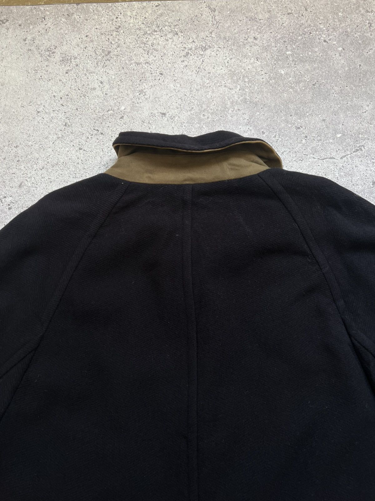 Burberry Vintage Burberry Wool Coat Jacket Navy Blue Men's Size US L / EU 52-54 / 3 - 19 Thumbnail