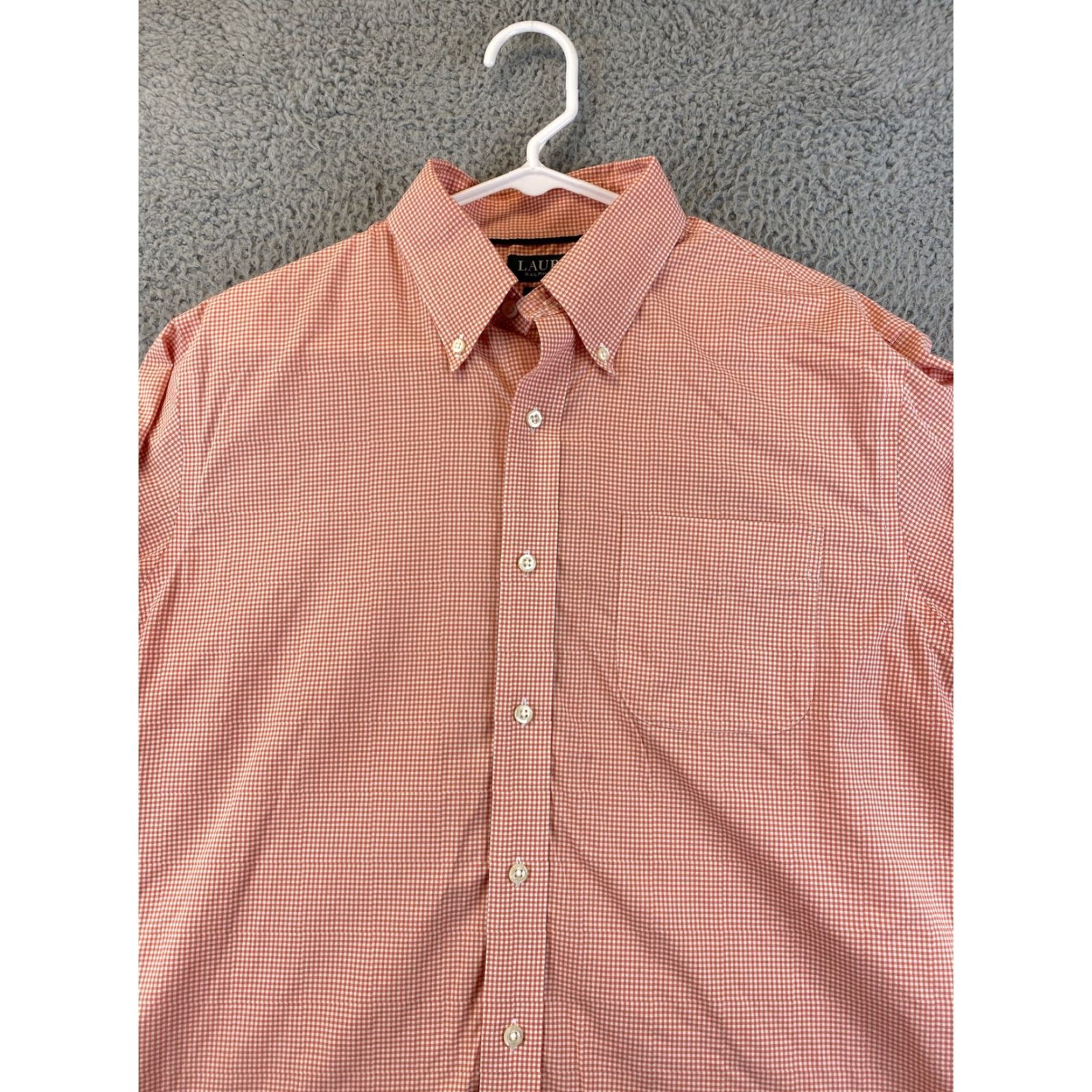 Ralph Lauren Ralph Lauren Orange Checked Men’s 16.5 34/35 Classic Fit Button Shirt /85-27 Size US L / EU 52-54 / 3 - 2 Thumbnail
