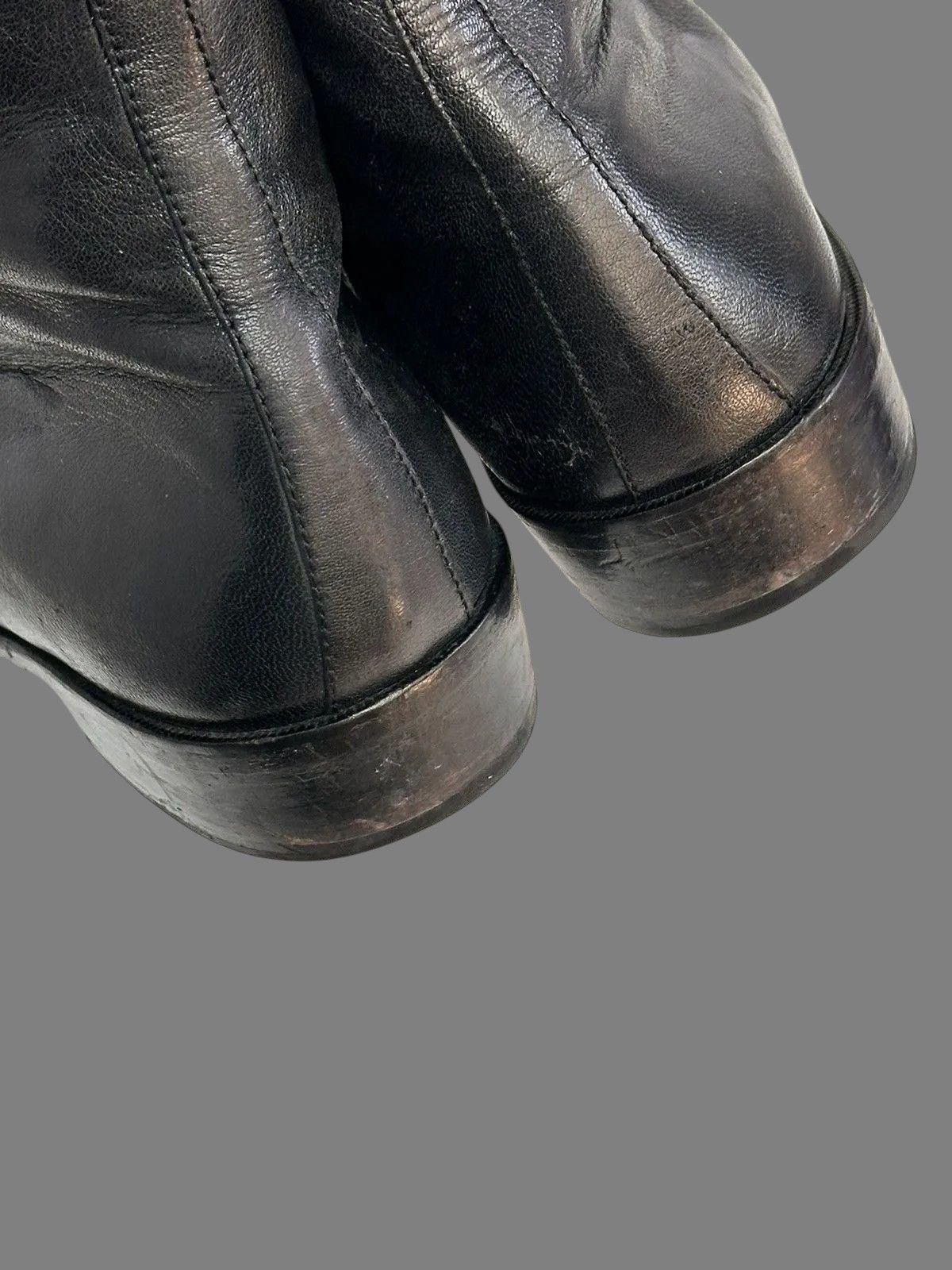 A.S.98 Black Leather Combat Boots Minimal Military Tech Style Size US 9 / IT 39 - 15 Thumbnail