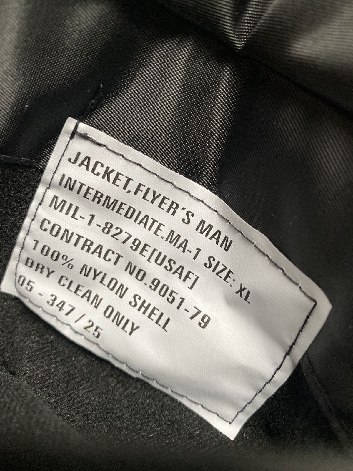 Vintage Vintage MA-1 Jacket Flyer’s US Airforce Size XL Nylon Bomber Size US XL / EU 56 / 4 - 7 Thumbnail