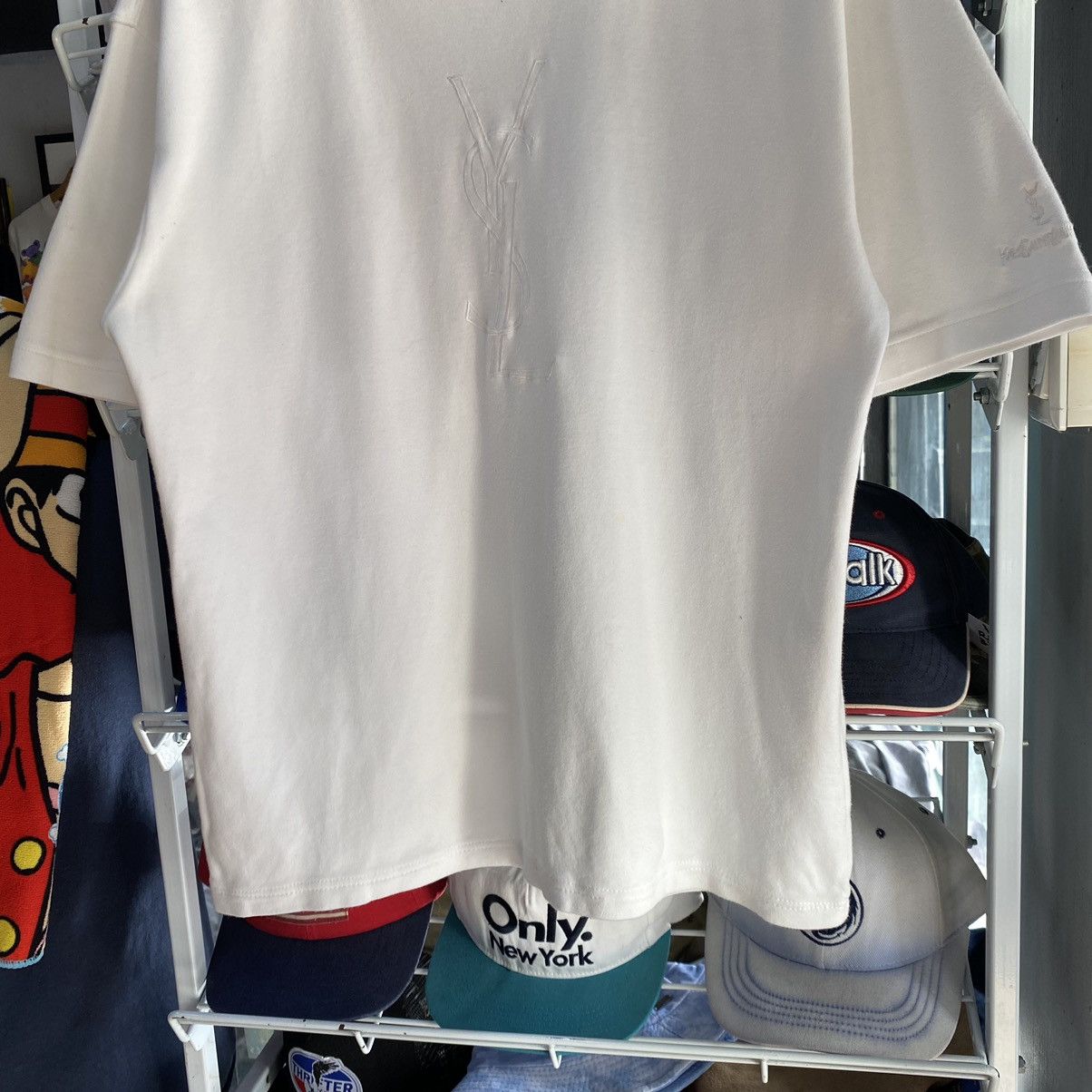 Yves Saint Laurent Yves Saint Laurent Big Logo Embroidery Size Medium Size US M / EU 48-50 / 2 - 4 Thumbnail