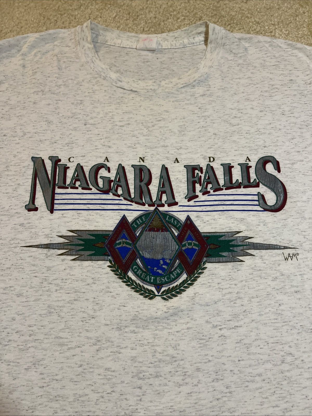 Vintage Canada Niagara Falls Vintage Single Stitch Graphic T Shirt Size US XXL / EU 58 / 5 - 3 Thumbnail