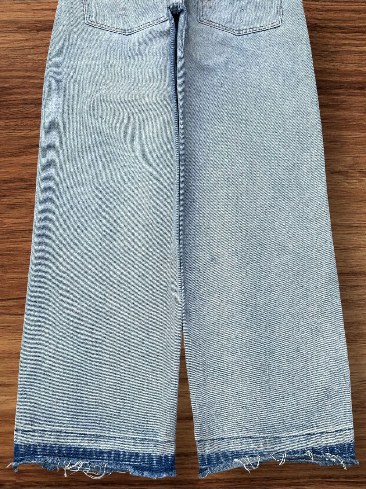 Japanese Brand × Vintage Vintage Japanese Brand High Waist Frayed Leg Baggy Jeans Size US 30 / EU 46 - 6 Thumbnail