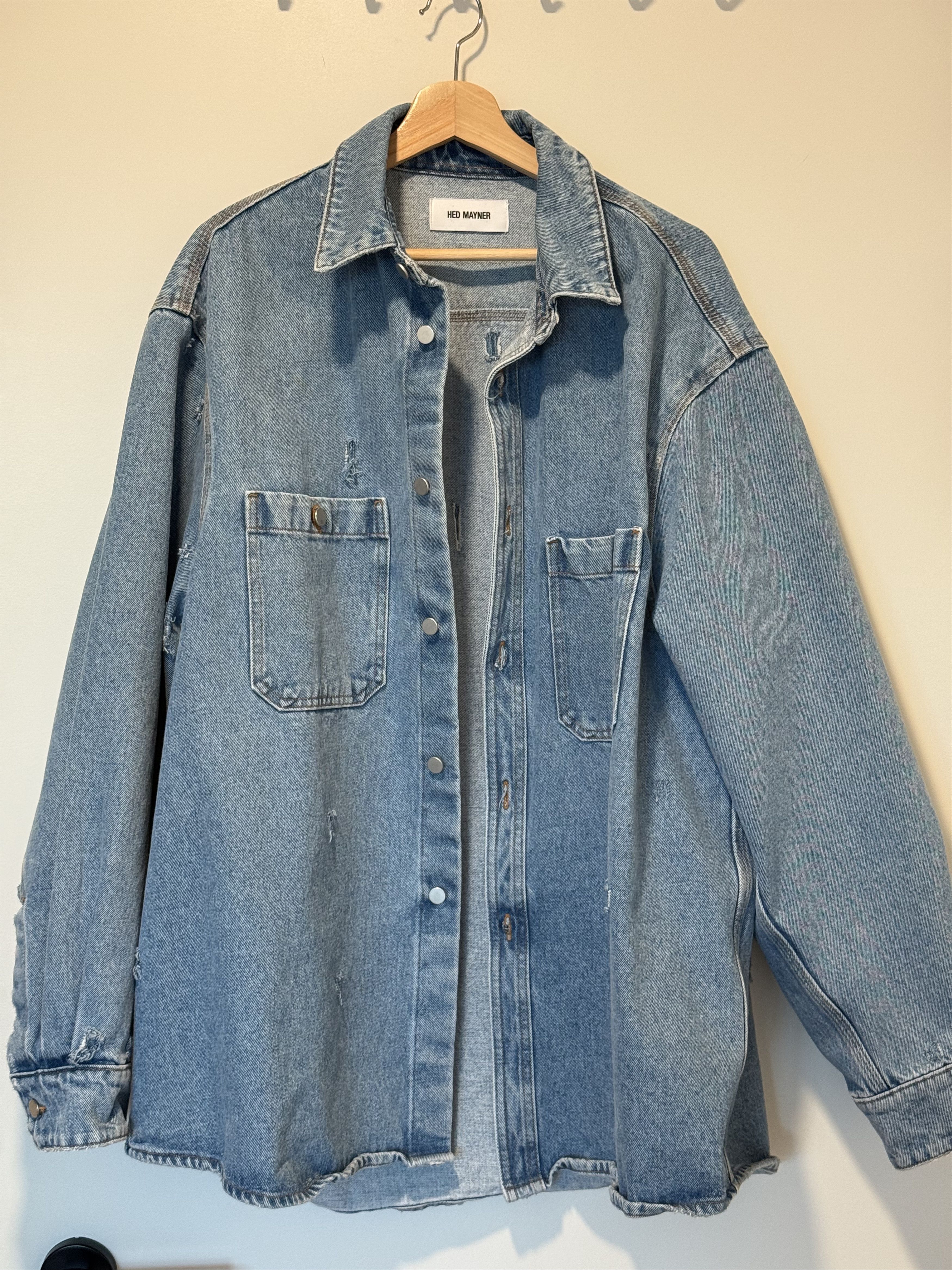 Hed Mayner Hed Mayner Denim Jacket Size US S / EU 44-46 / 1 - 1 Thumbnail