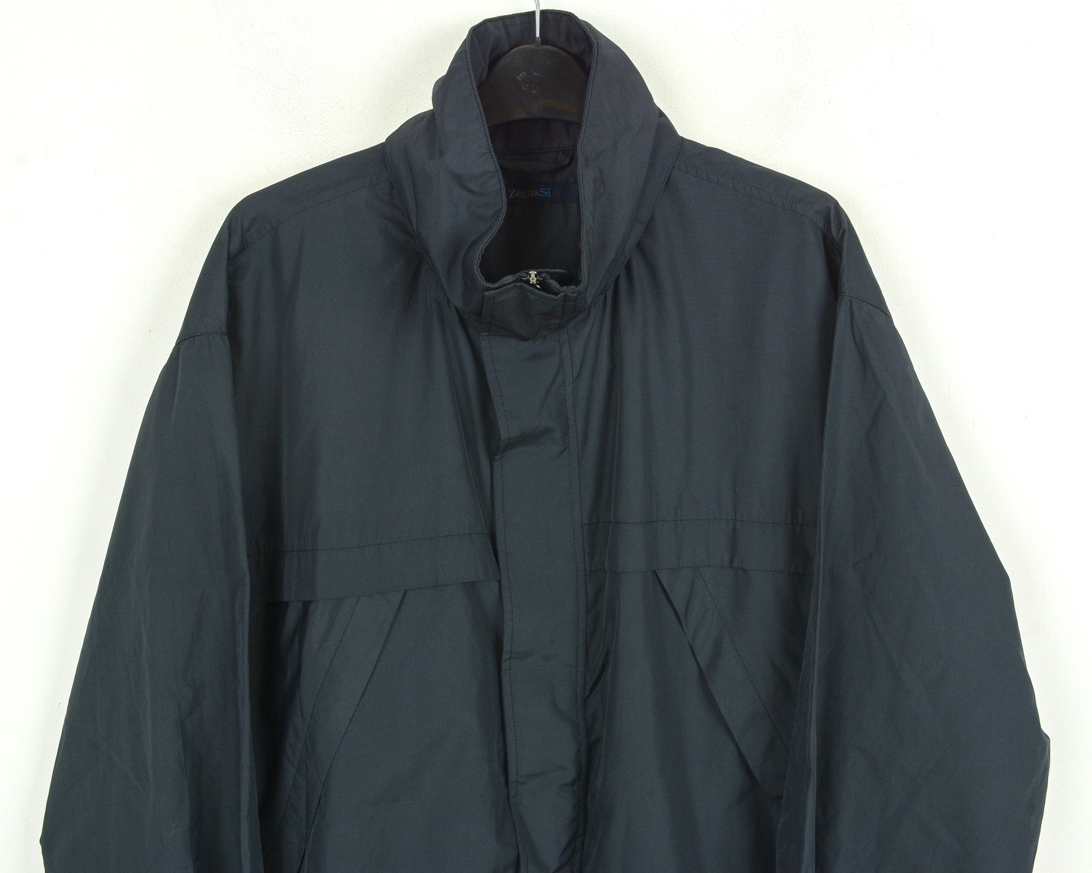 Ermenegildo Zegna lightweight Jacket Coat XL Windbreaker Hooded Ermenegildo Size US XL / EU 56 / 4 - 2 Thumbnail