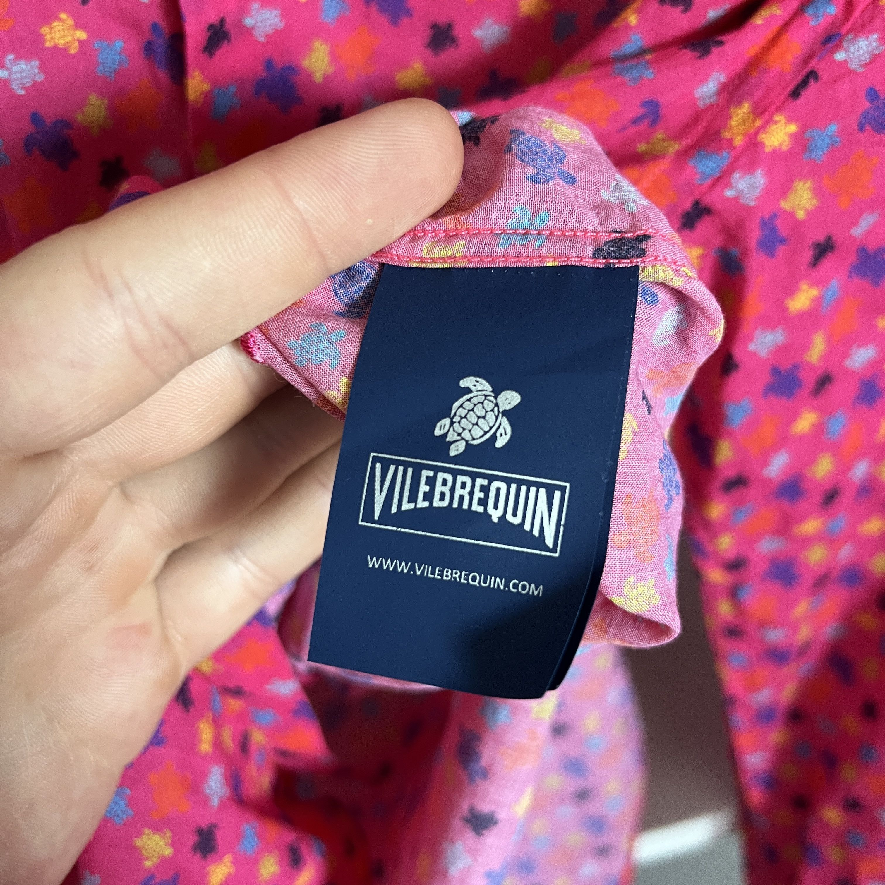 Vilebrequin Men's VILEBREQUIN Cotton Casual Logo Pink Shirt Size M Size US S / EU 44-46 / 1 - 8 Thumbnail
