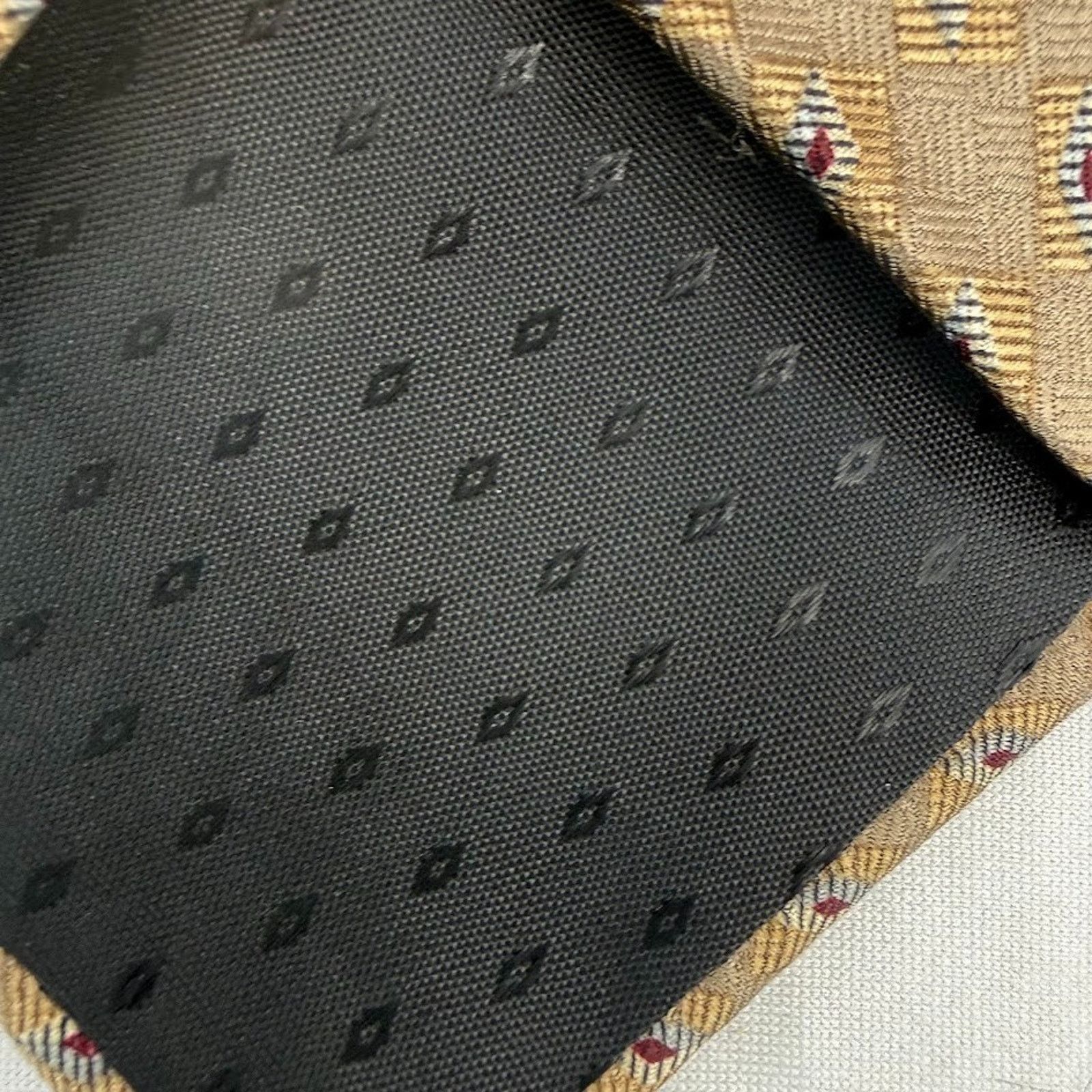 Bill Blass NEO Bill Blass RED LABEL Geometric Silk Vintage Tie Size ONE SIZE - 6 Thumbnail