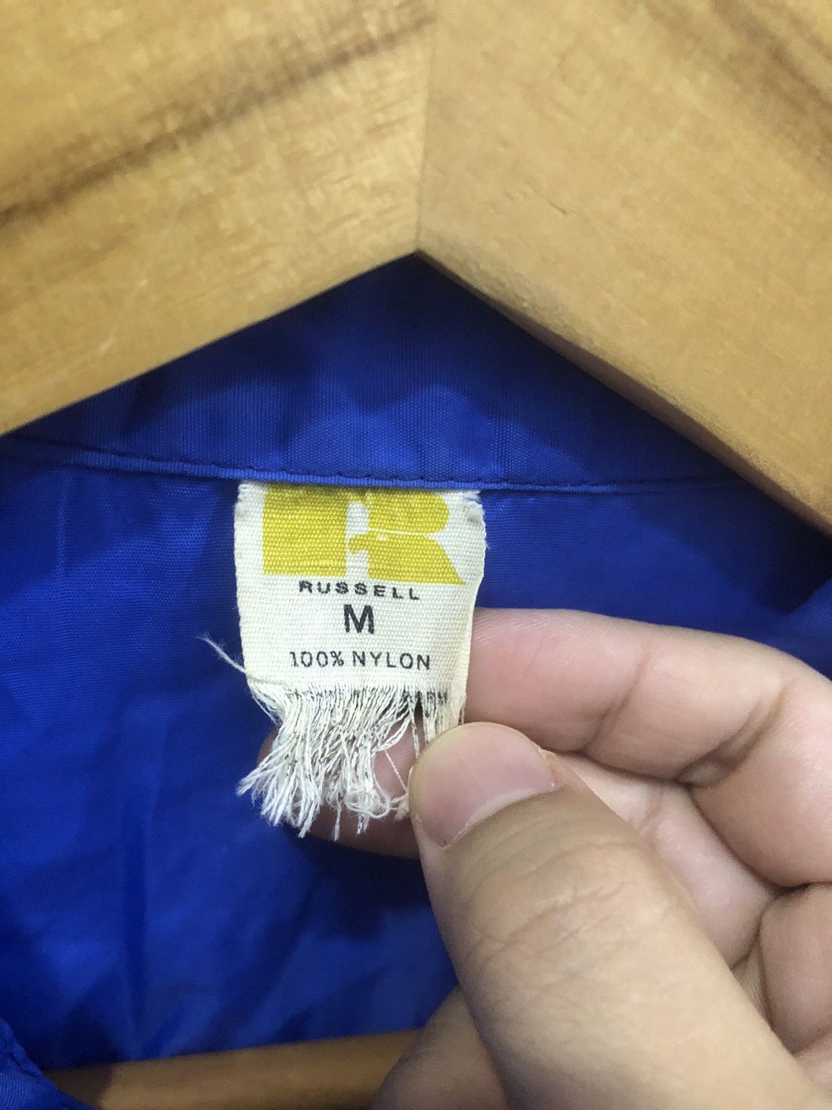 Russell Athletic Vintage 70s Russell USA Nylon Coach Jacket Size US M / EU 48-50 / 2 - 7 Thumbnail