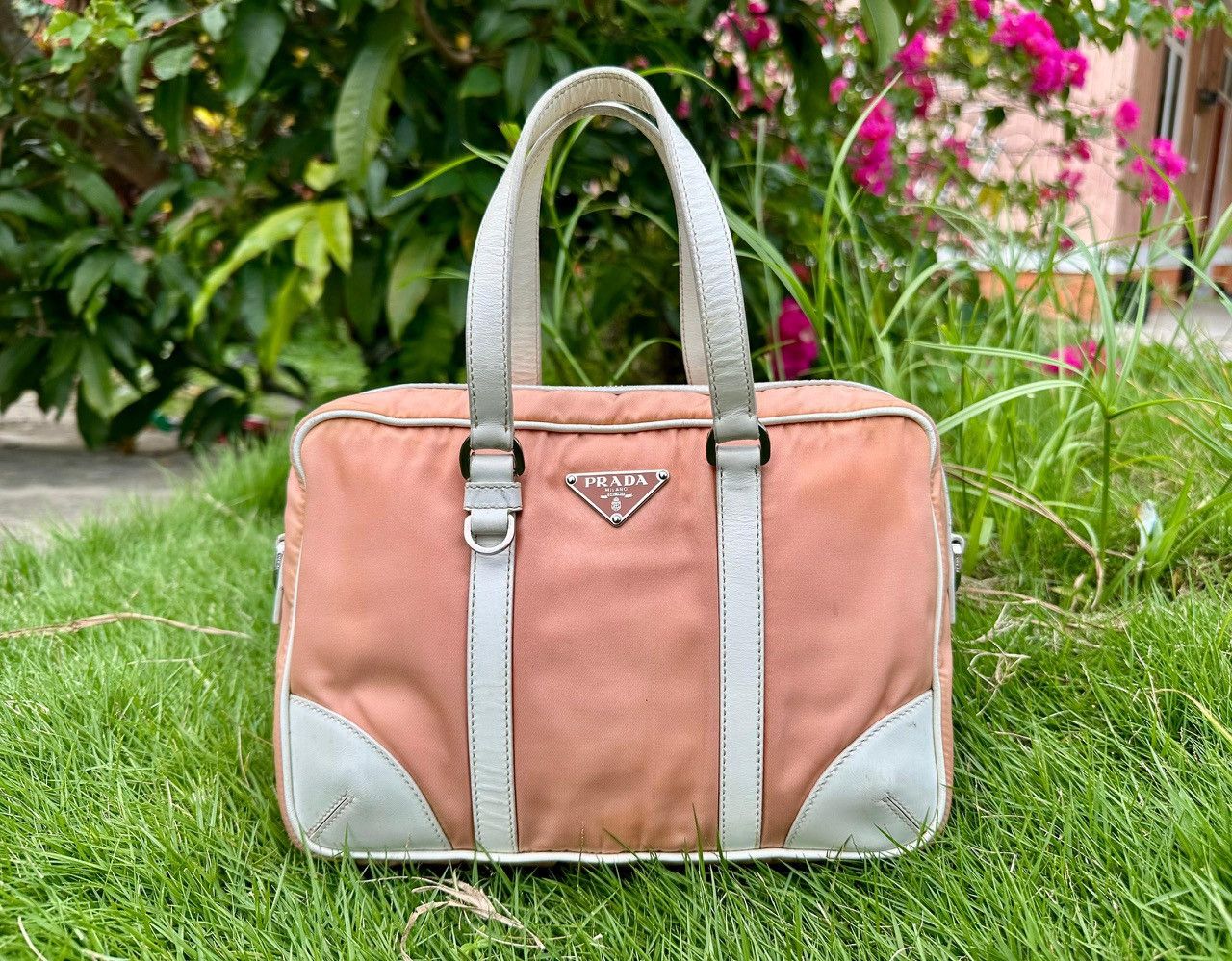 Prada Authentic Prada Tessuto Light Small Tote Bag Size ONE SIZE - 1 Thumbnail