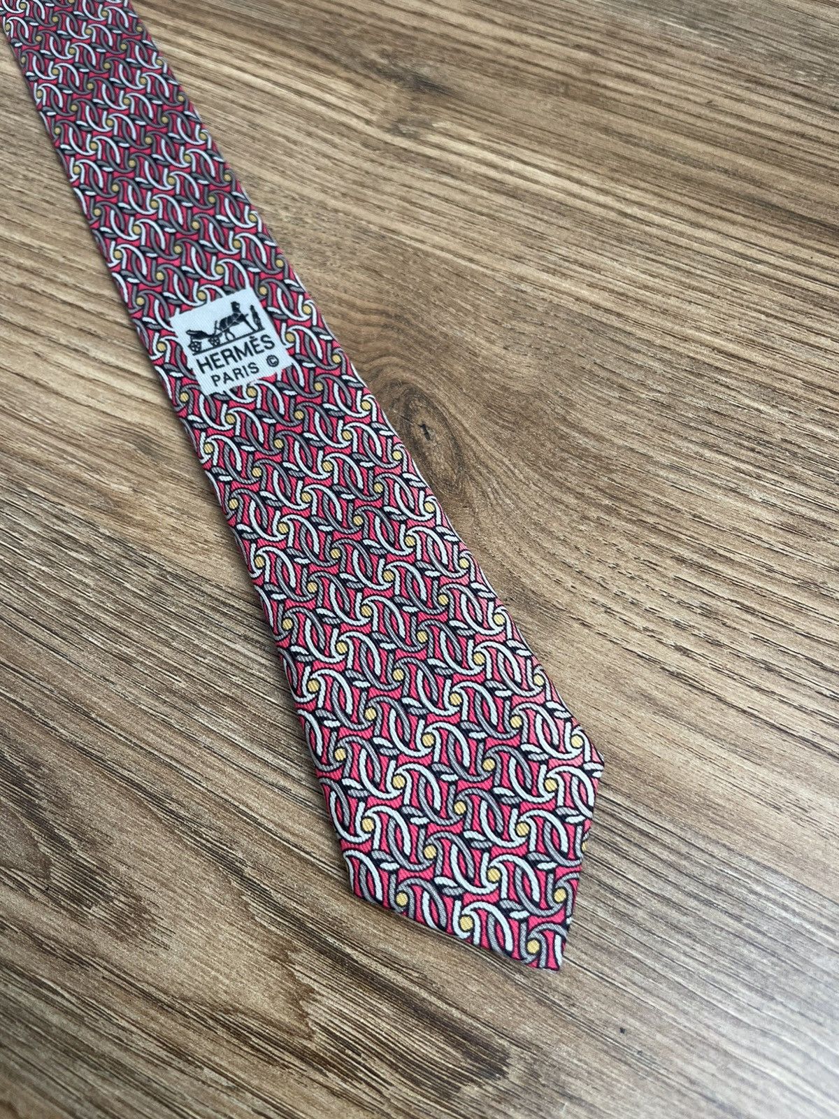 Hermes Hermes Paris Vintage 90s 100% Silk Tie Made France 7454 HA Size ONE SIZE - 21 Thumbnail