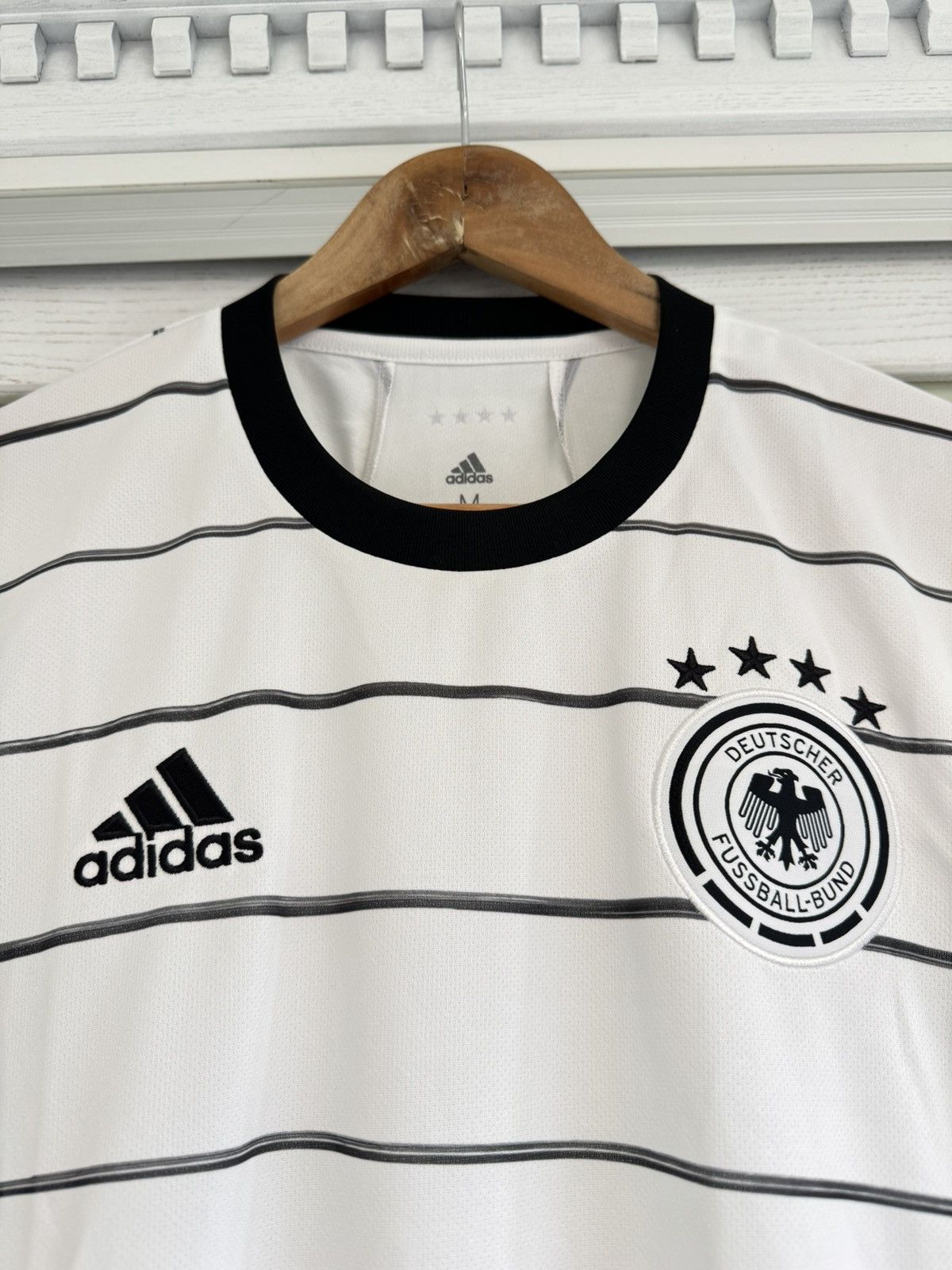 Adidas Germany 2020-2021 Home Soccer Jersey Football Kit Shirt Size US M / EU 48-50 / 2 - 5 Thumbnail