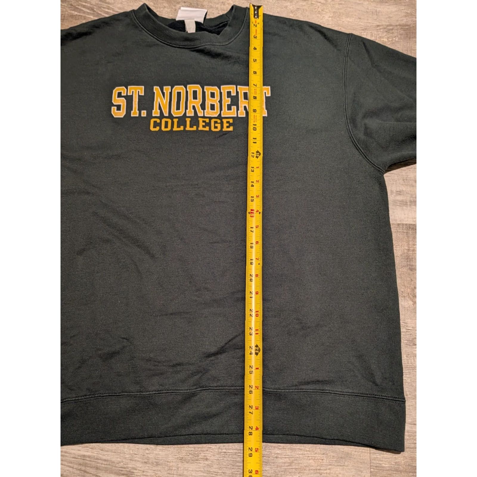 Champion VINTAGE Champion Sweatshirt Crewneck St. Norbert College Green XL Adult Unisex Size US XL / EU 56 / 4 - 7 Thumbnail