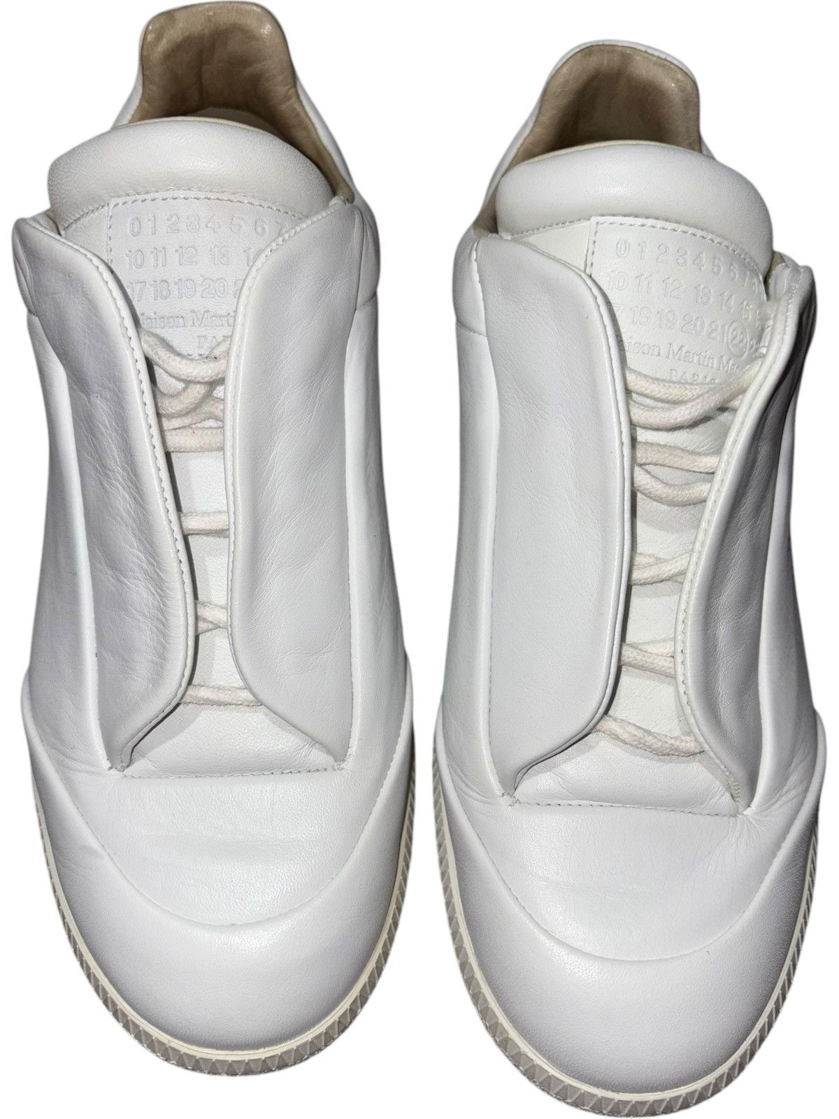 40 Maison Margiela Future Low White Leather Sneaker Trainer