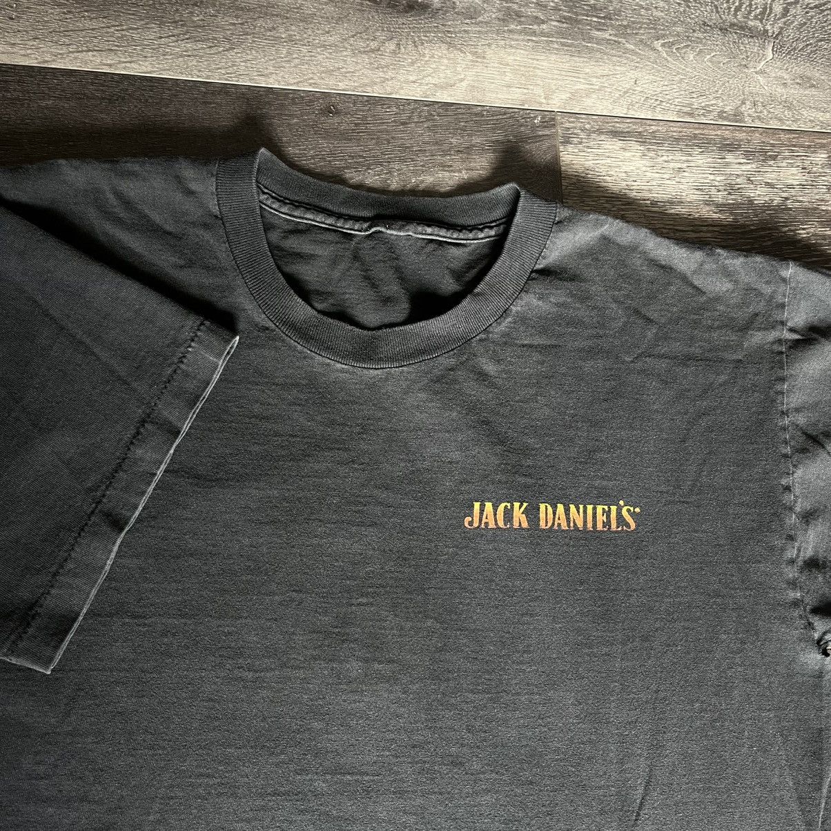 Vintage Vintage 90s Jack Daniels Tennessee Whiskey Graphic Logo Tee Size US L / EU 52-54 / 3 - 7 Thumbnail
