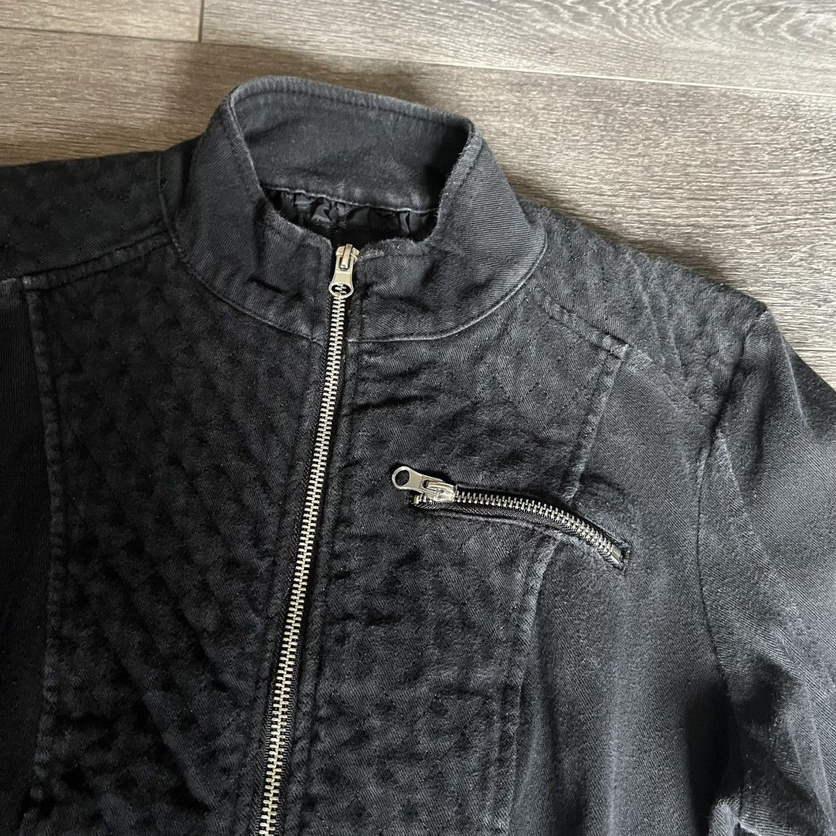 Vintage Vintage 2000s Liverpool Jeans Company Quilt Biker Zip Jacket Size M / US 6-8 / IT 42-44 - 9 Thumbnail