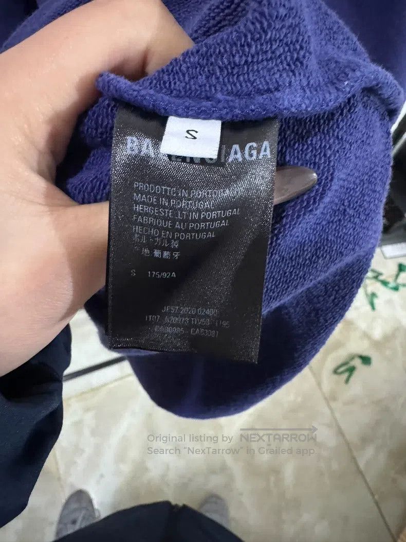 Balenciaga Balenciaga Solid Color Logo Letter Printed Hoodie Size US S / EU 44-46 / 1 - 5 Thumbnail
