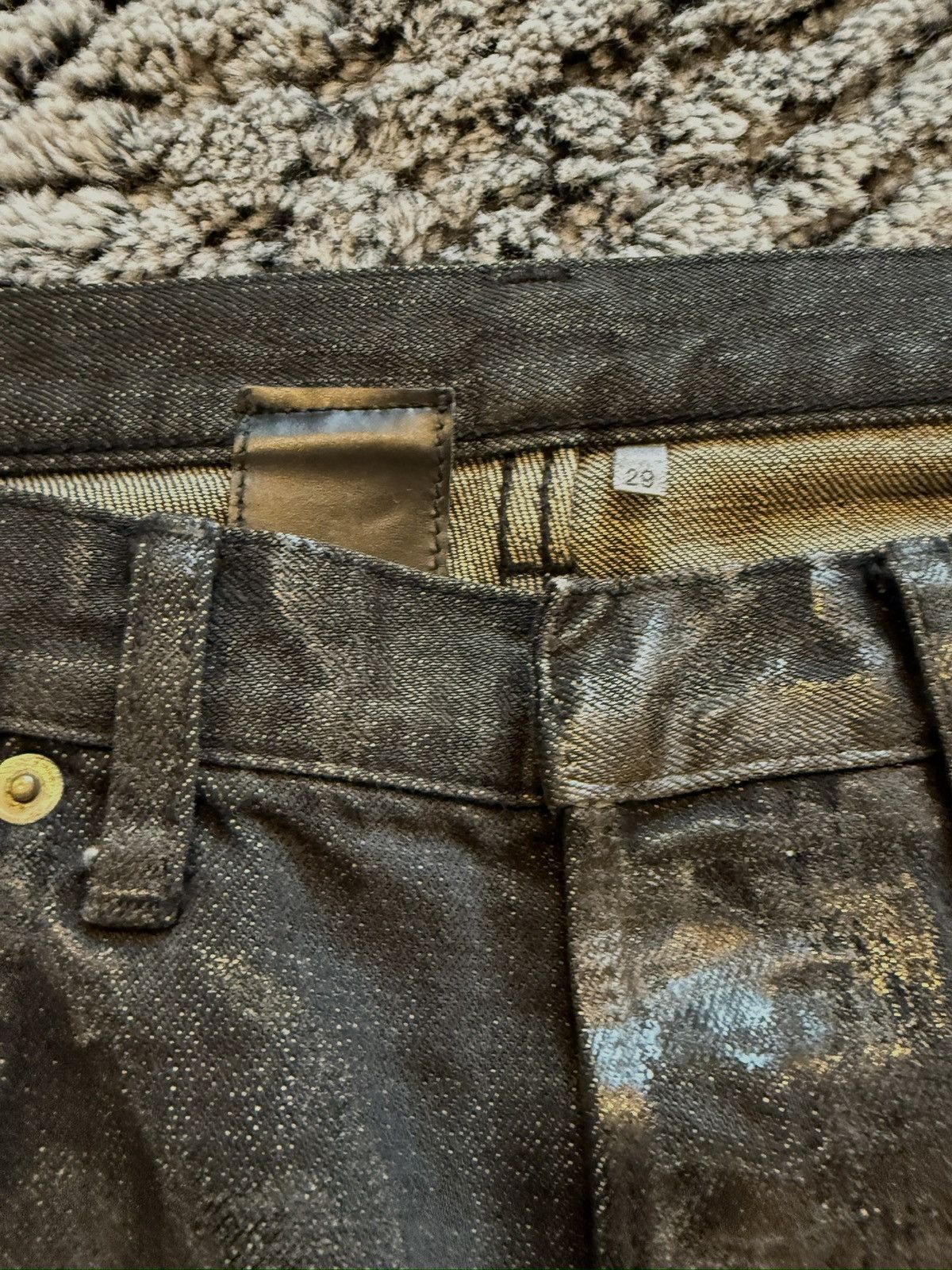 Dior Dior 04 Waxed Luster Denim Size US 29 - 4 Thumbnail